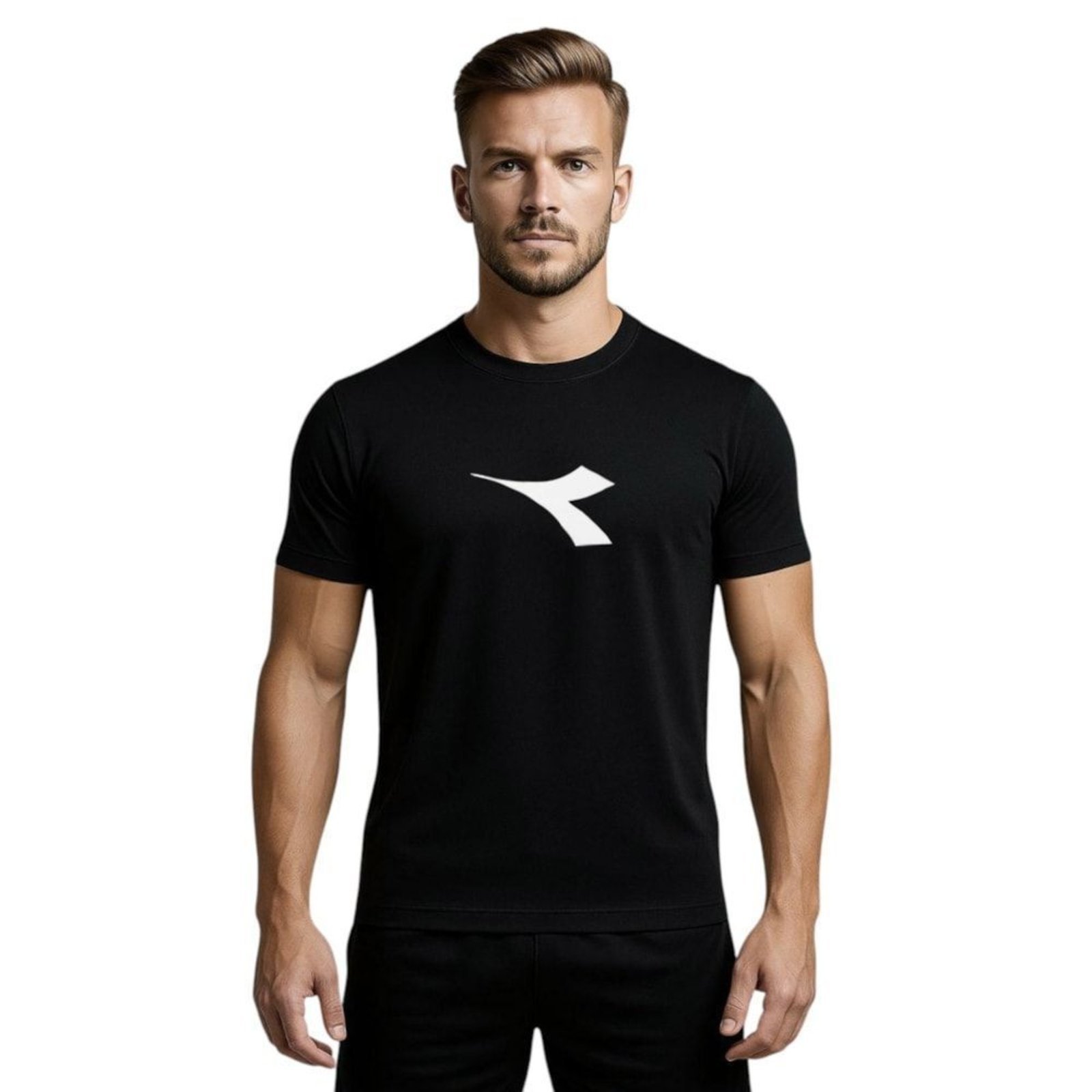 Camiseta Diadora Big Logo Masculina - Preto - diadora