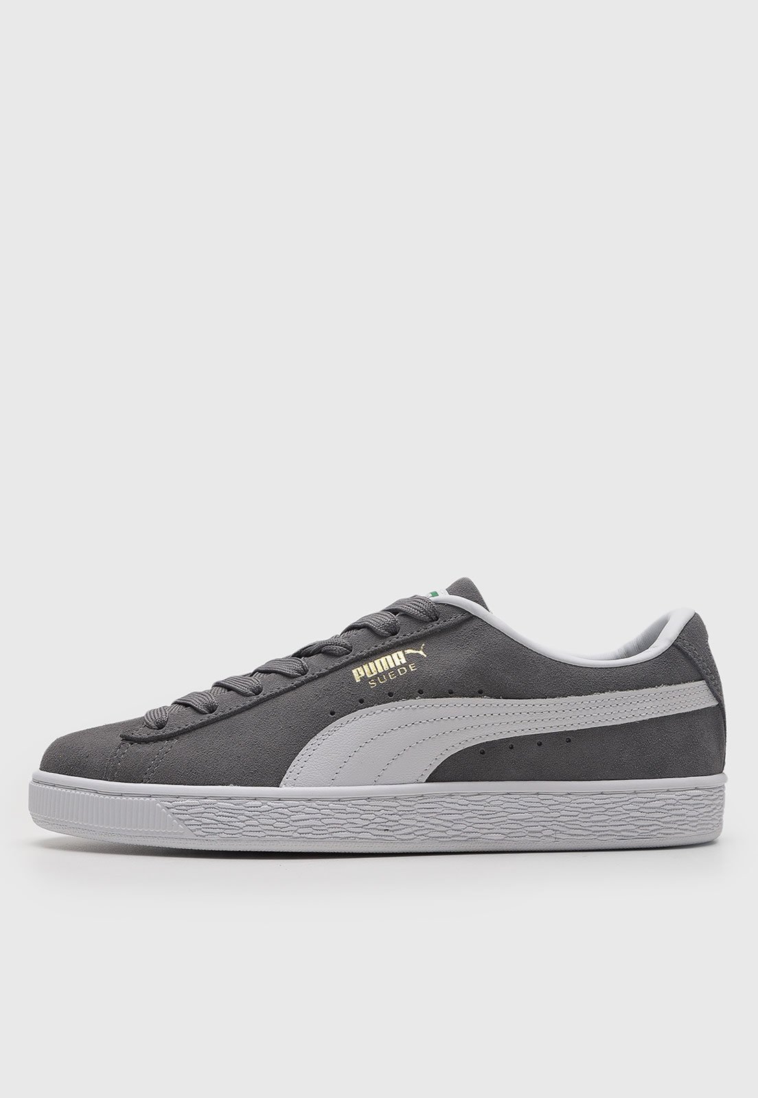 Tênis Masculino Puma Suede Classic Cinza e Branco