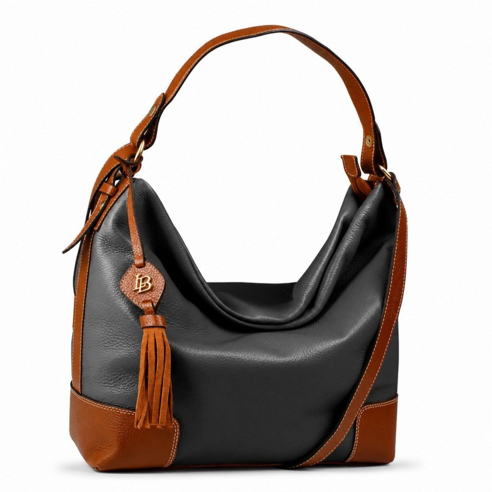 Bolsa Grande Hobo Linea Bella 5544 Preto
