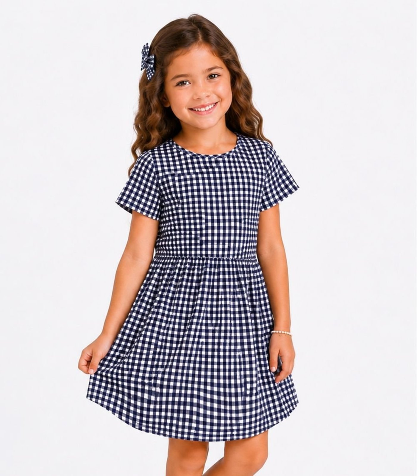 Infantil - Vestido Curto Estampado Select Azul