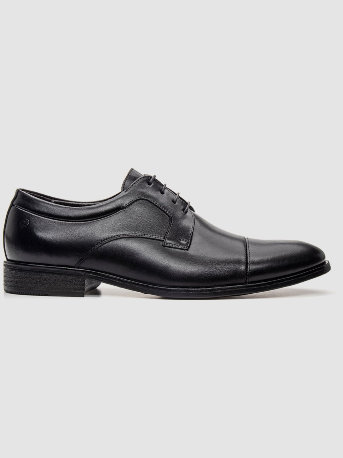 Sapato Masculino Preto Casual Estilo Derby Confortável Clássico Qualidade Sofisticação E Estilo Zapattero