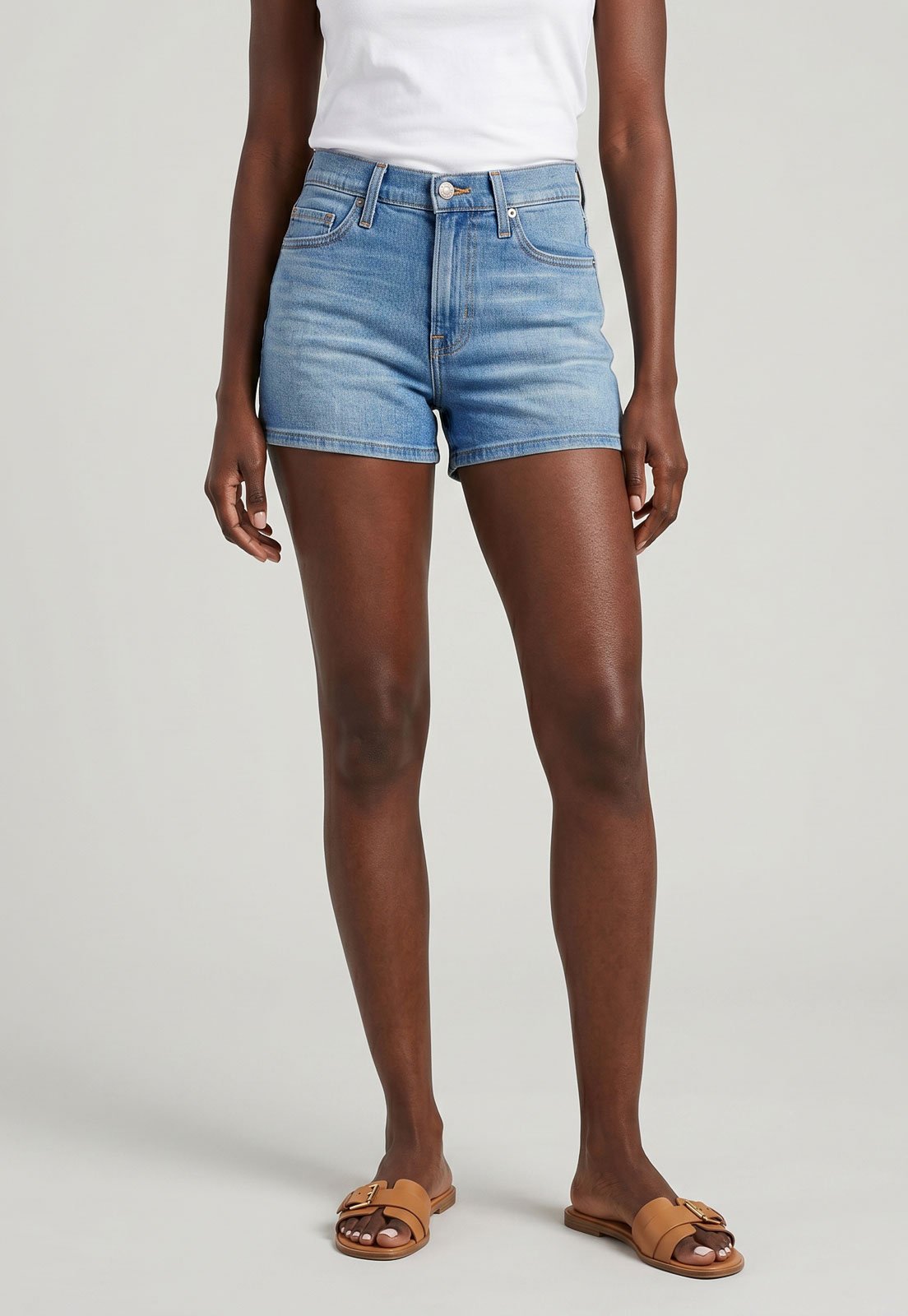 Shorts Jeans Feminino Levis High Rise Azul