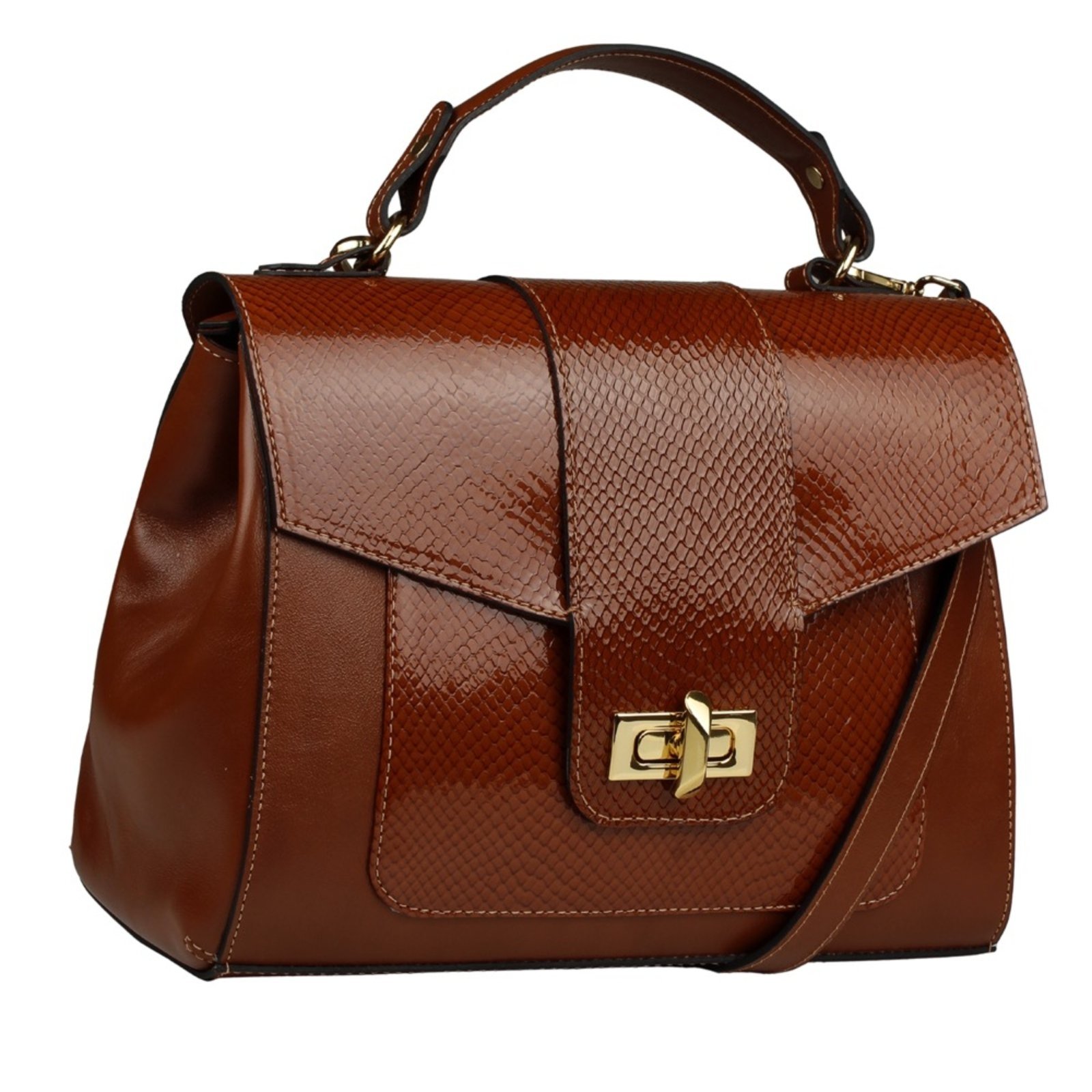 Bolsa Grande Linea Bella 6089 Marrom