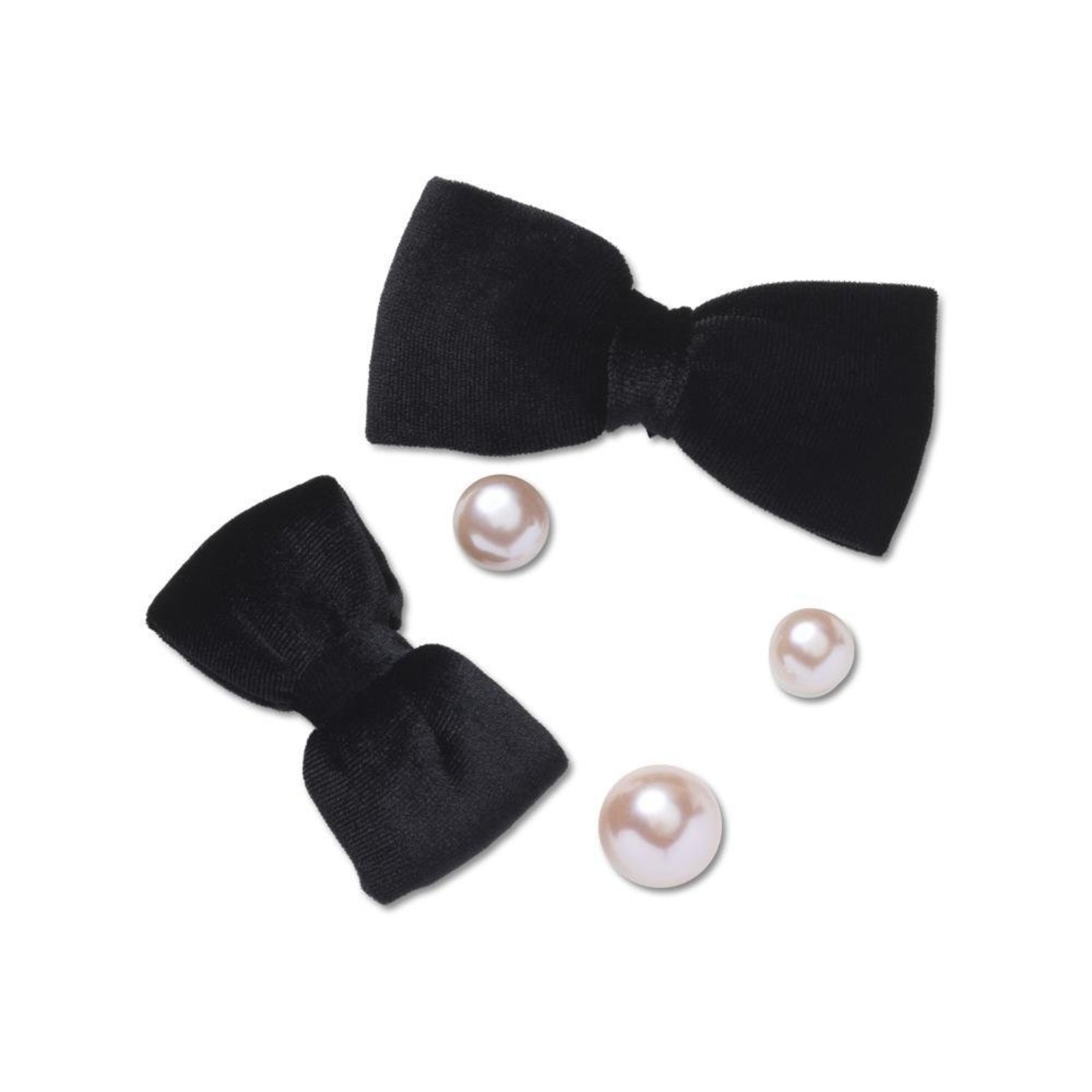 Infantil - Jibbitz™ Laços E Pérolas Rosas Pack Com 5 Peças Unica Unico