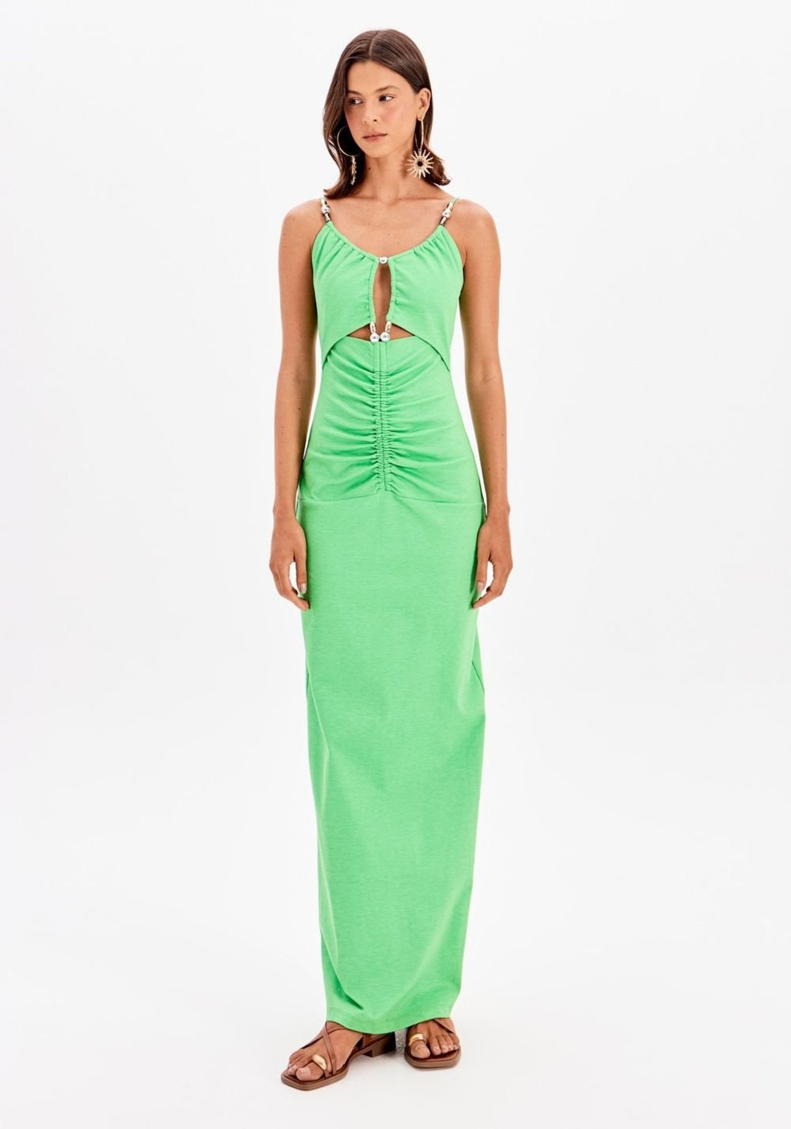 Vestido Super Midi com Fenda My Favorite Things