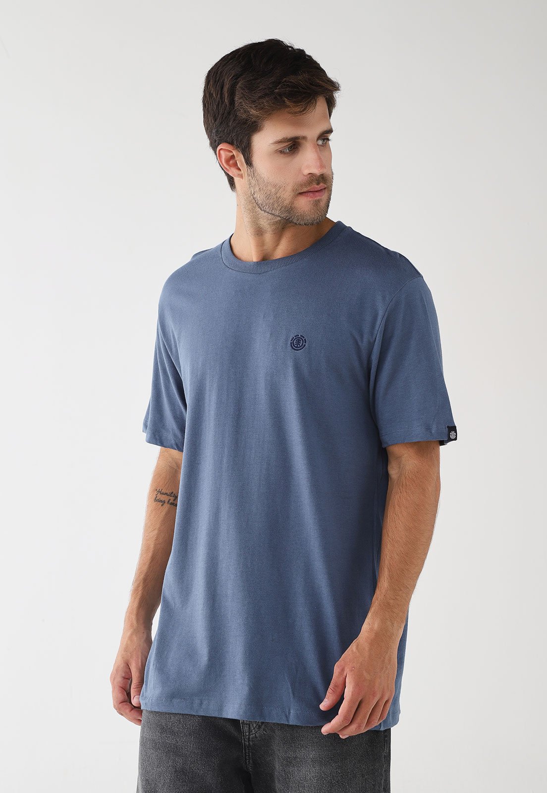 Camiseta Masculina Element Mini EMB Azul