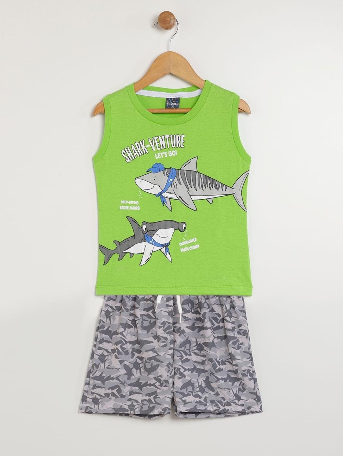 Infantil - Conjunto Curto Para Menino - VERDE