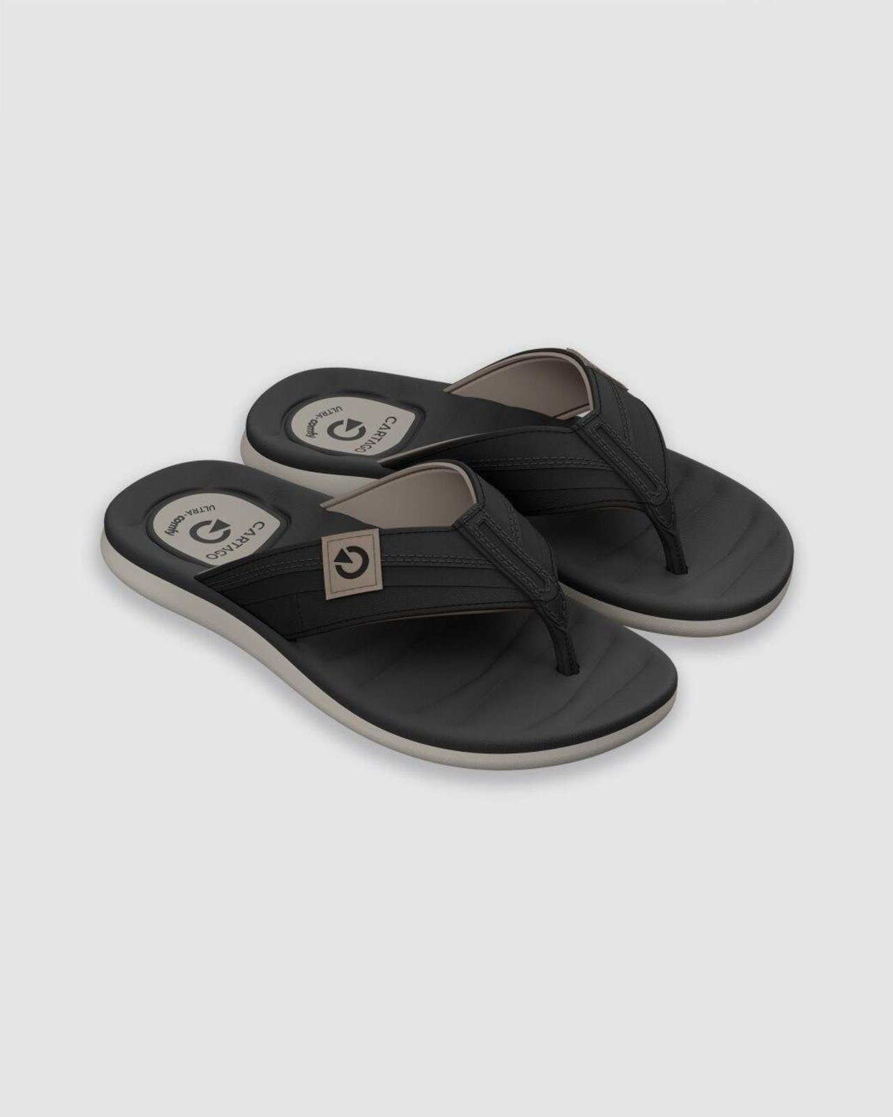 Chinelo Masculino Cartago Sintra II Bege