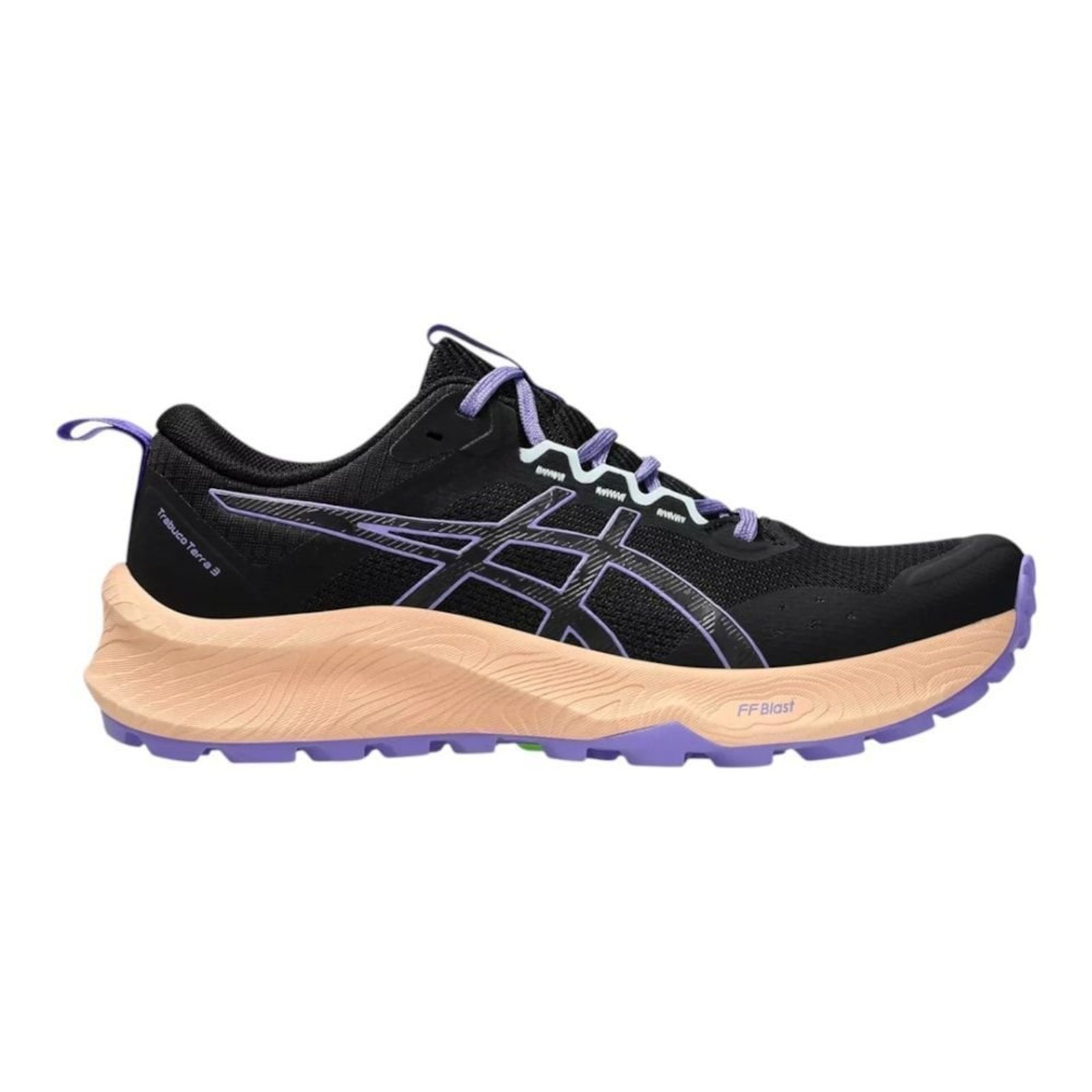 Tênis Asics Trabuco Terra 3 Feminino - Preto - Asics