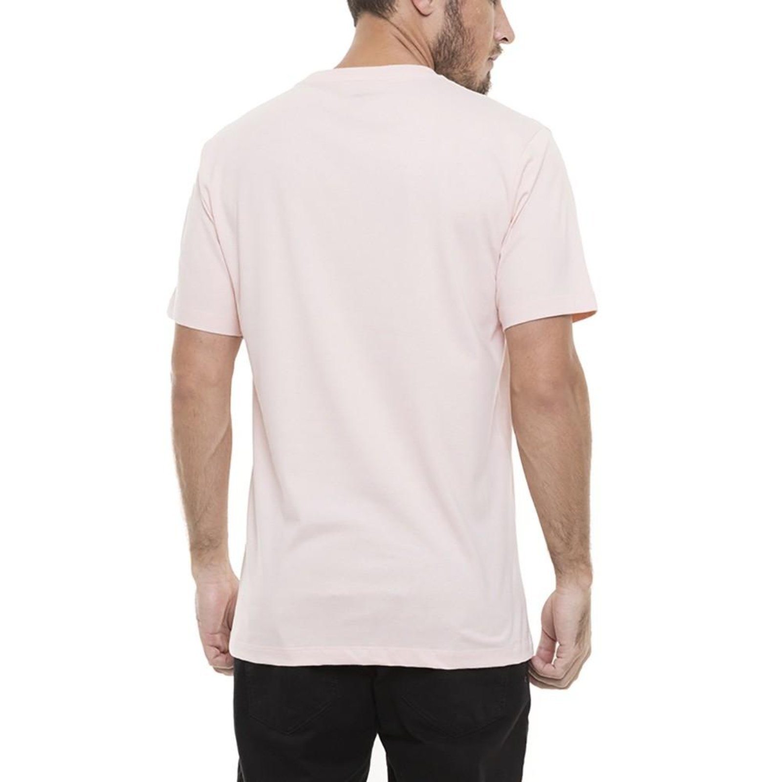 Camiseta Quiksilver Action Replay SM23 Masculina Rosa Claro
