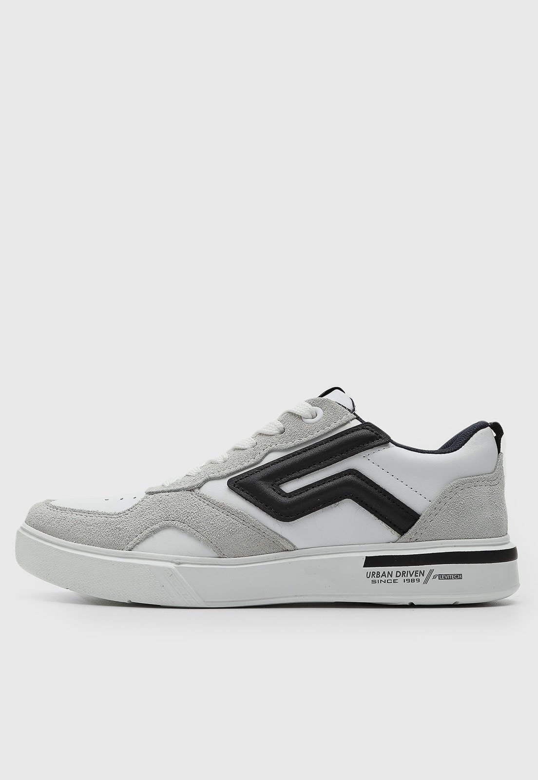 Tênis Pegada Suede Branco