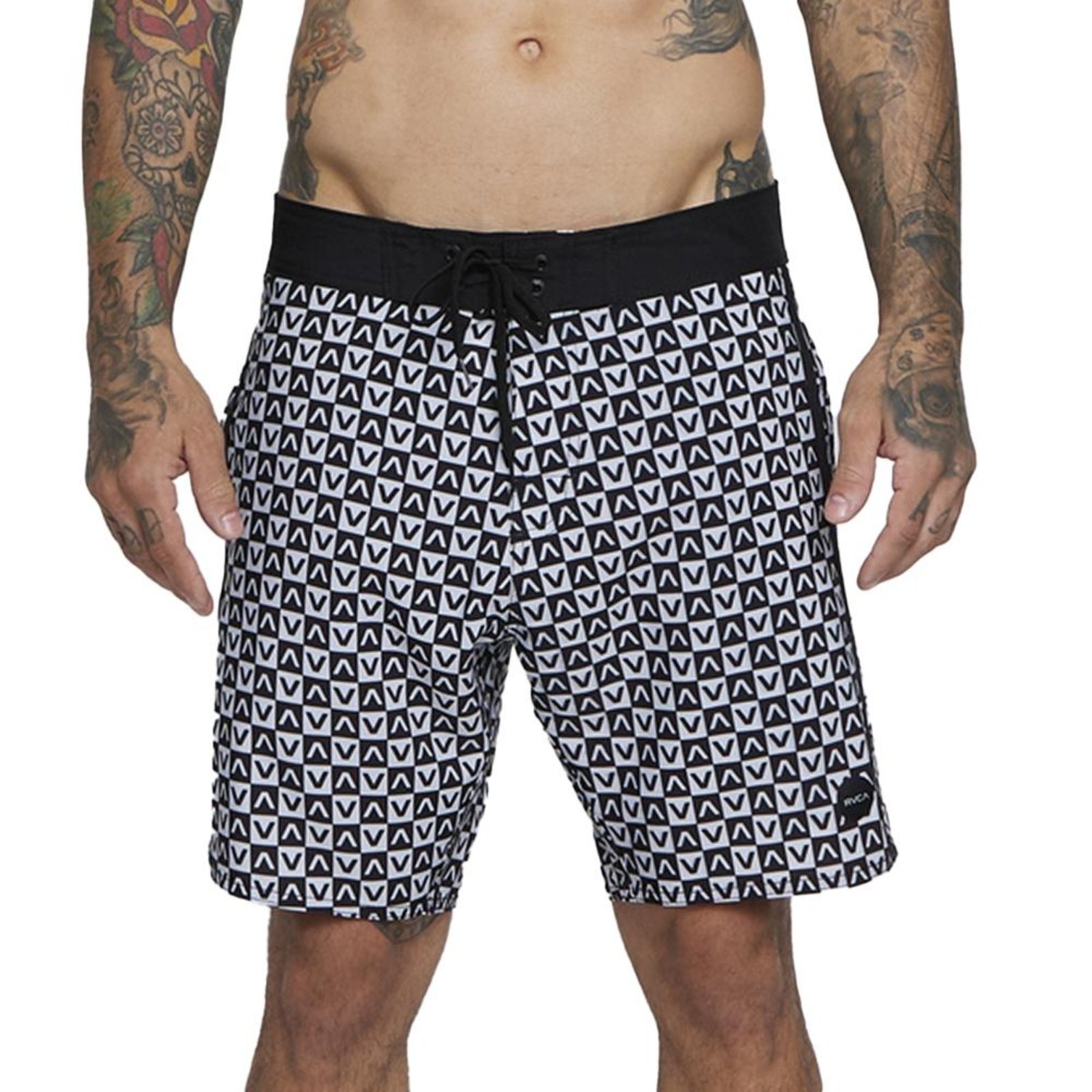 Bermuda RVCA Restless 17″ SM25 Masculina Preto”