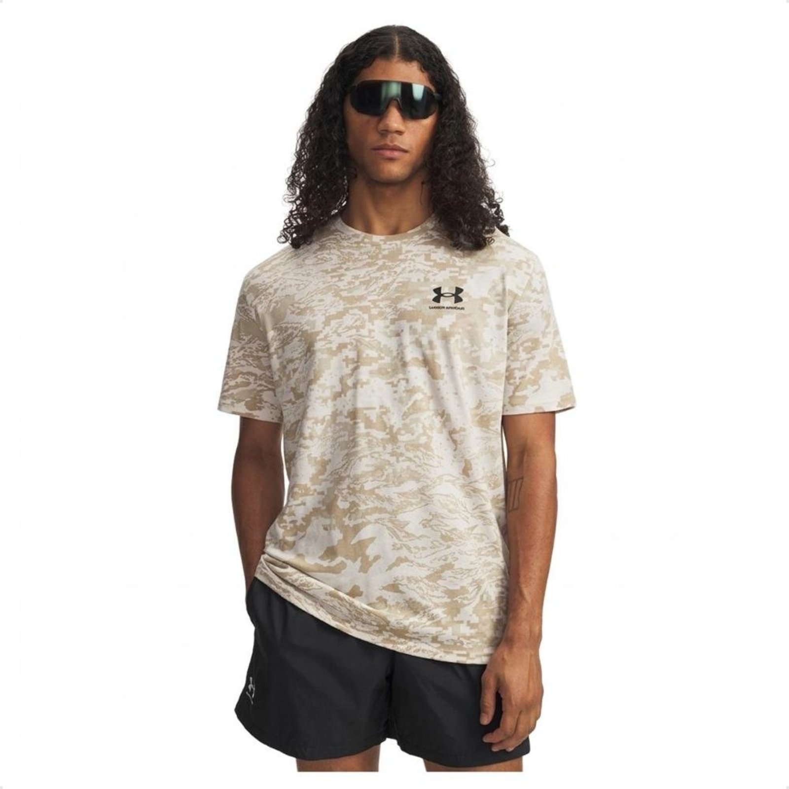 Camiseta Under Armour ABC Camo SportStyle Masculina Bege