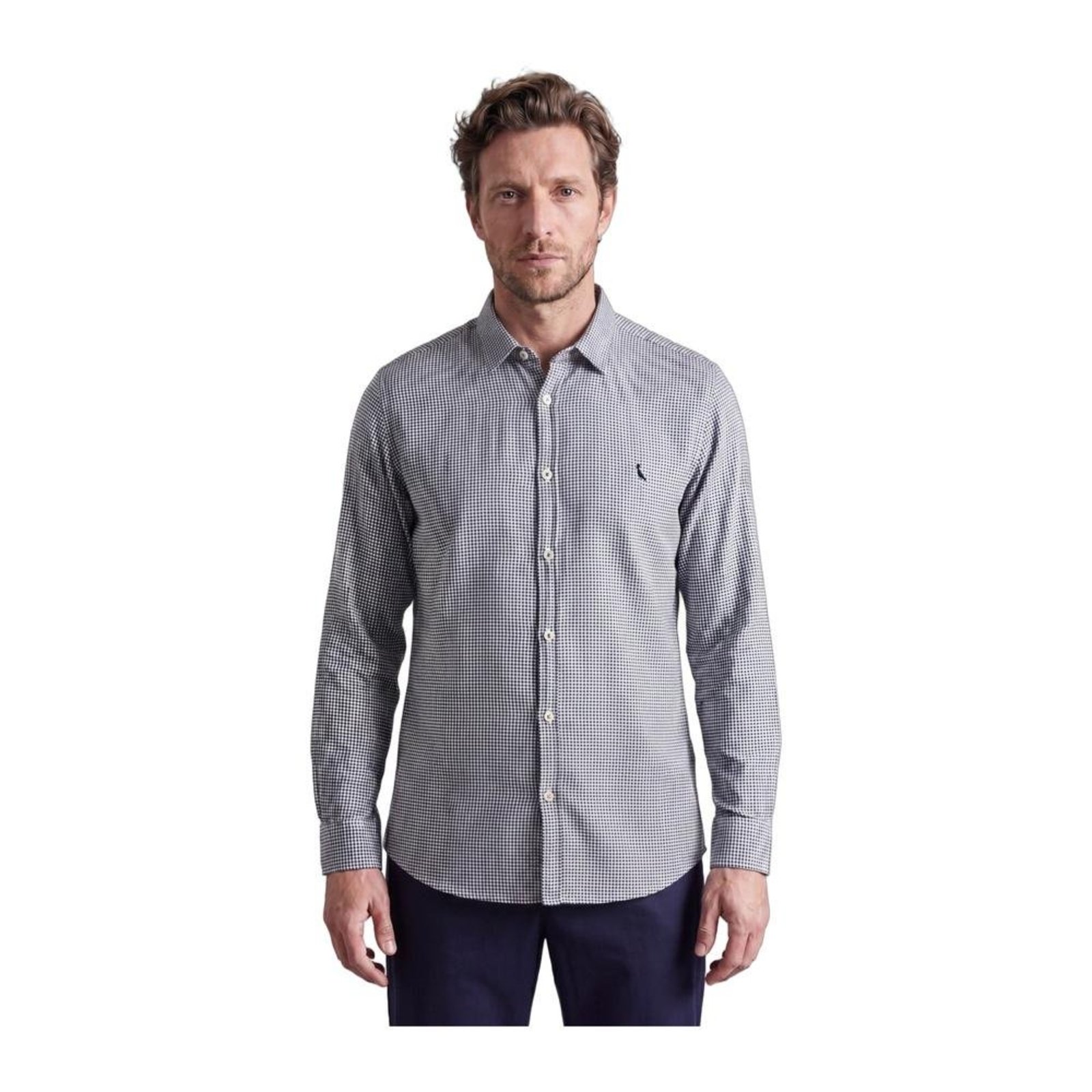 Camisa Ml Linho Vichy Reserva