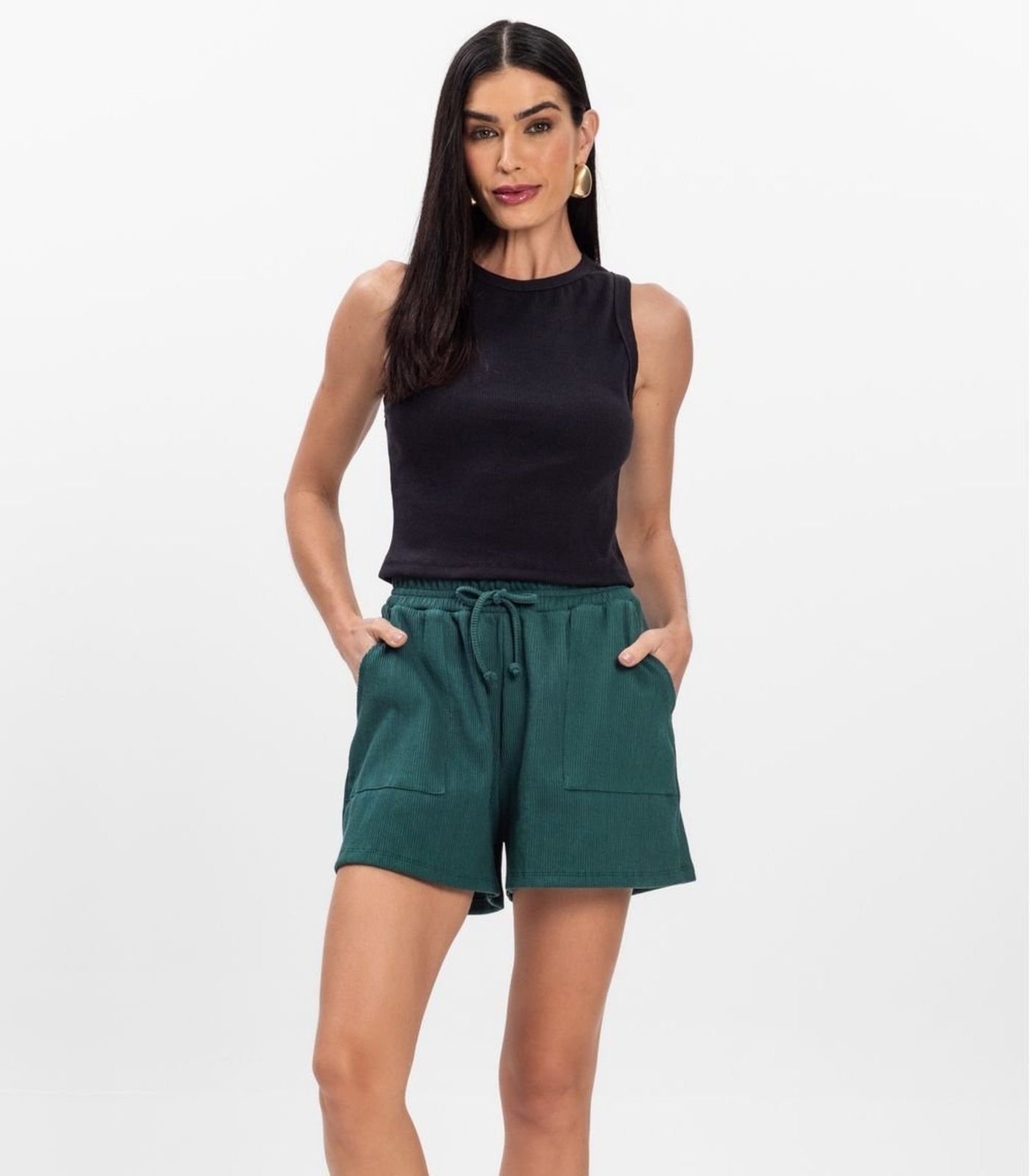 Shorts Feminino Infinita Cor Verde