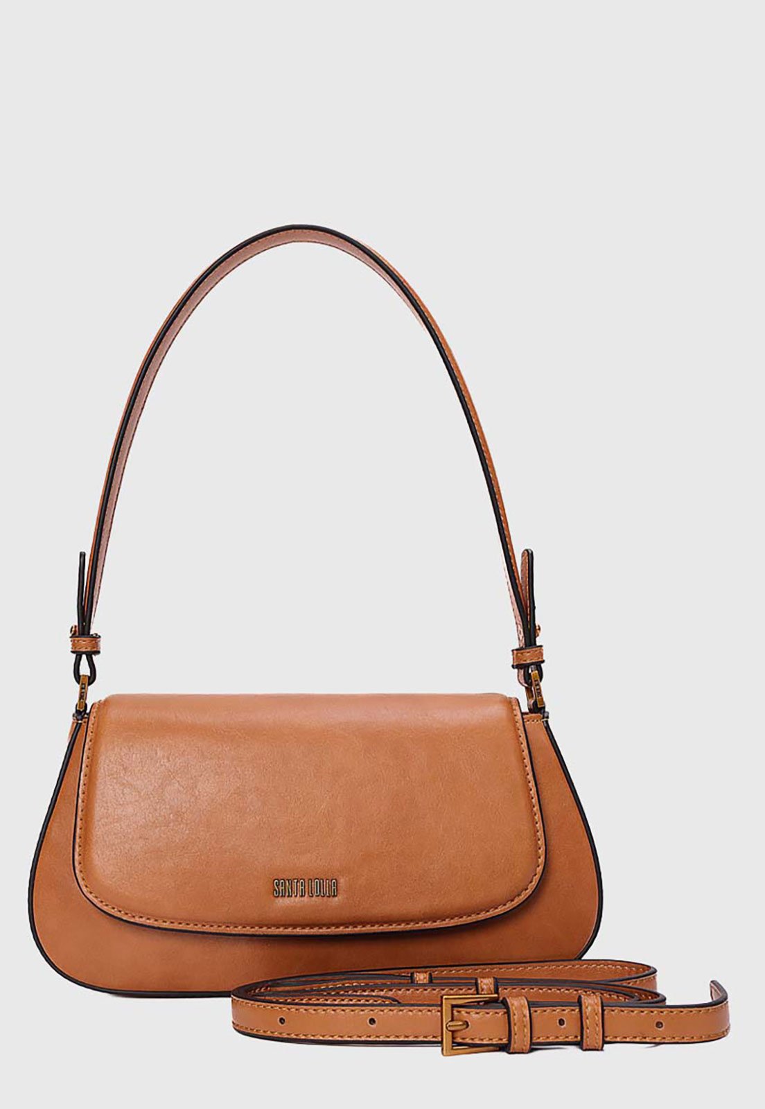Bolsa Feminina Santa Lolla Design Médio Caramelo