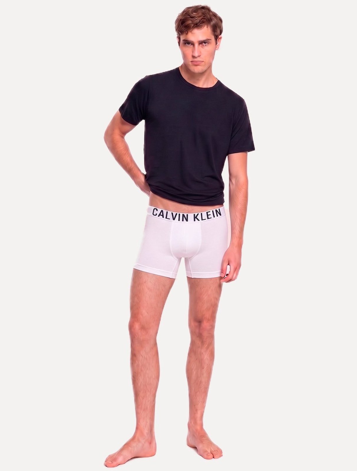 Cueca Calvin Klein Trunk Intense Power Seamless Eco Branca