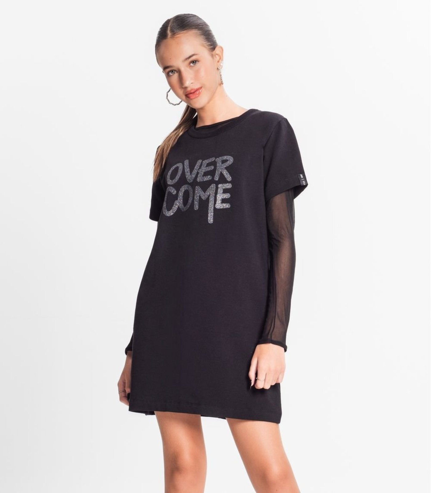 Infantil - Vestido Com Blusa Juvenil Minty Preto