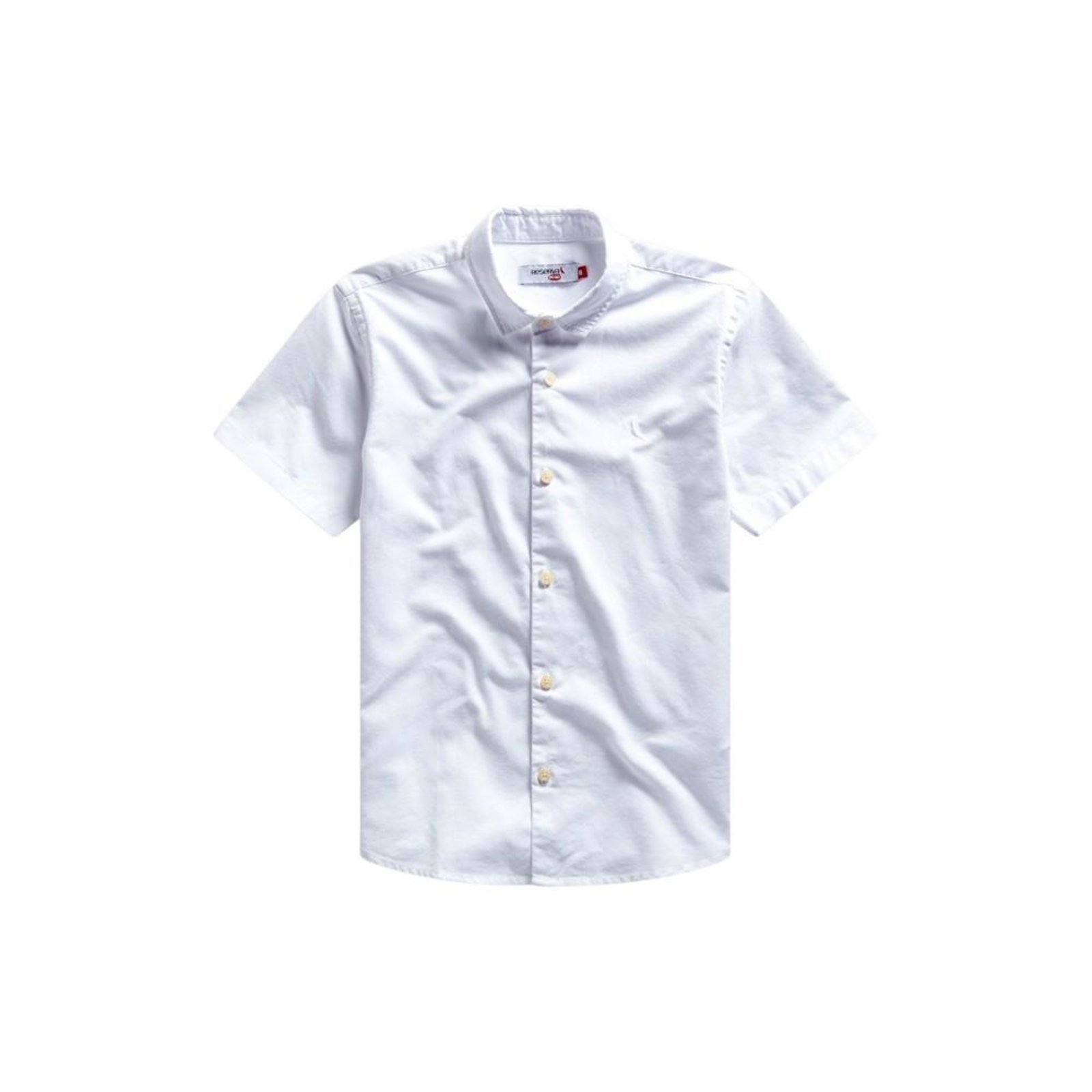 Infantil - Camisa Mini Mc Pf Oxford Color Reserva Mini Branco