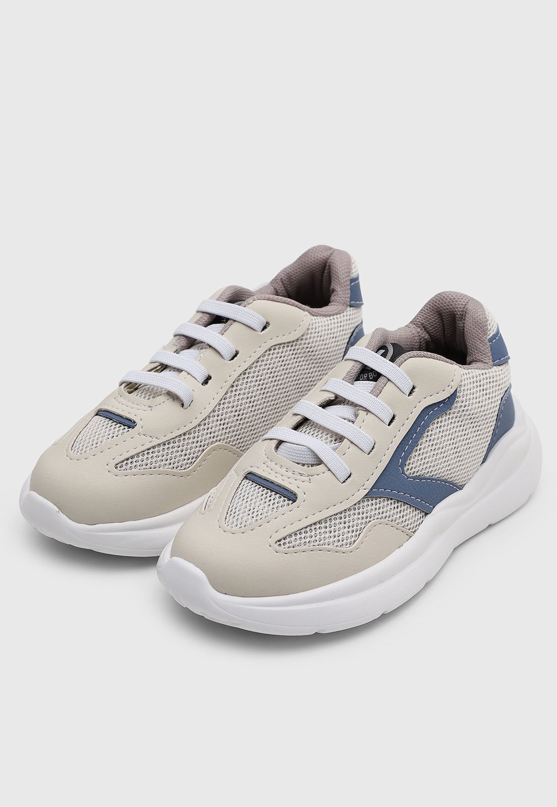 Infantil – Tênis Molekinho Performance Off-White e Azul