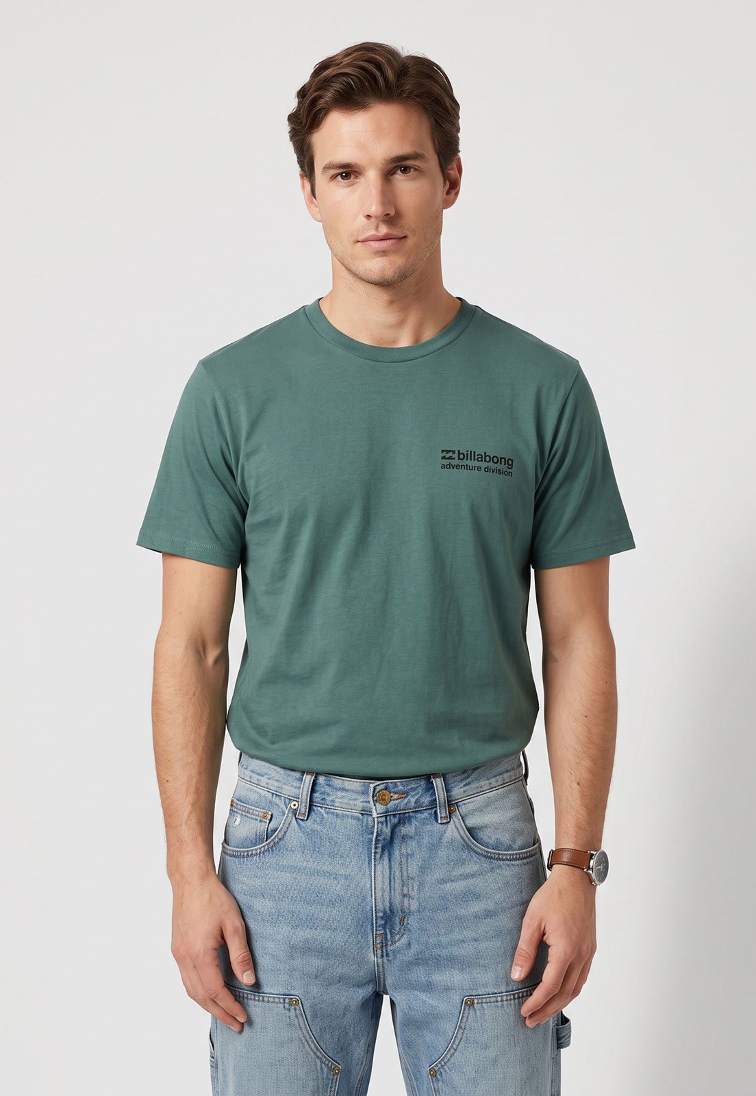 Camiseta Masculina Billabong Making Tracks Verde