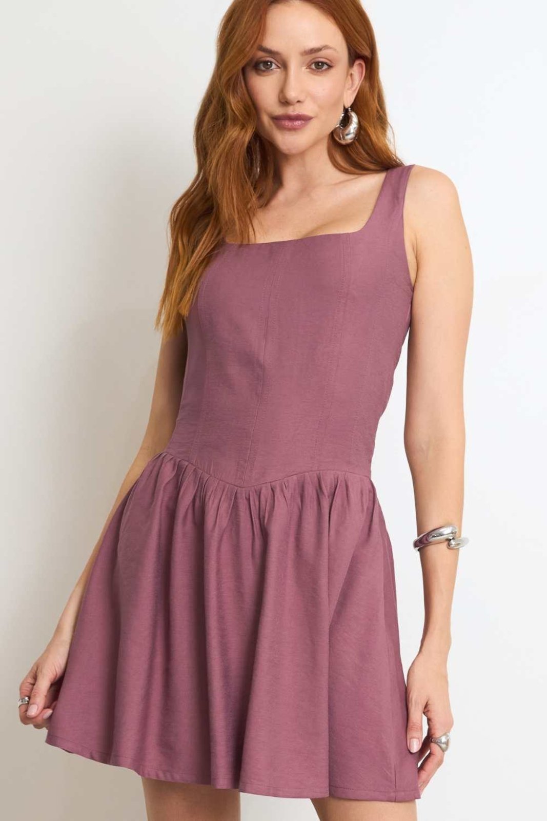 Vestido Vanibele Curto Rosê