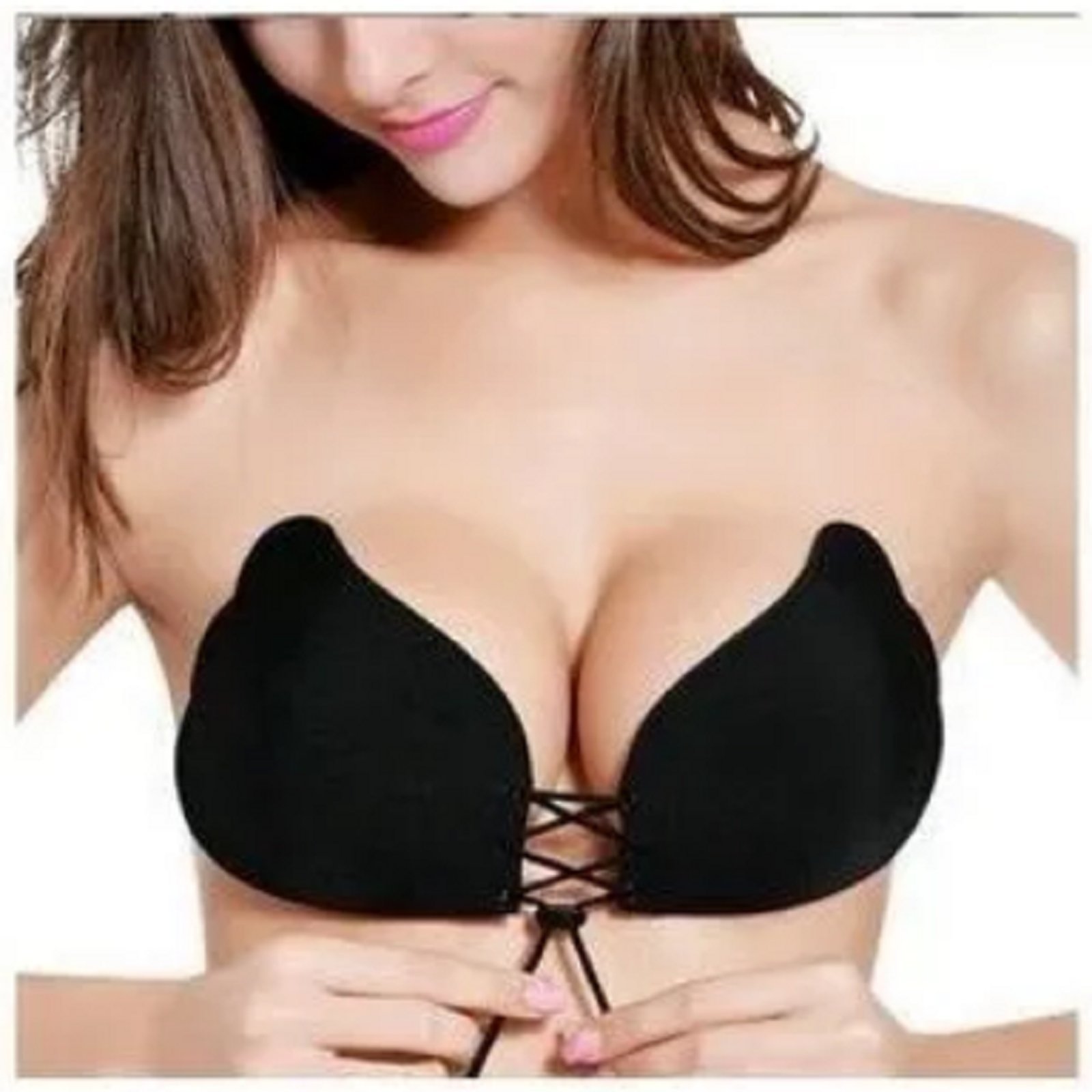 Sutiã Adesivo Invisível Levanta Seio Push Up Silicone