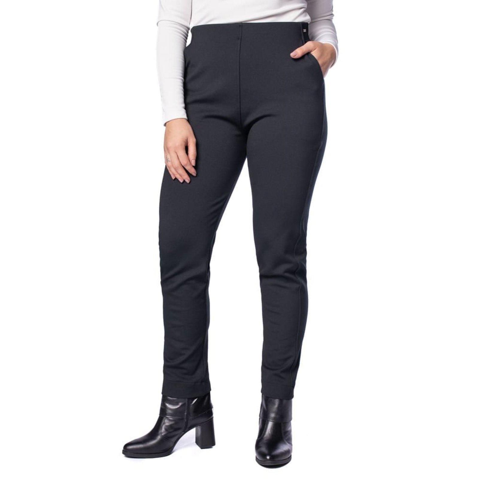 Calça Feminina Biamar Montaria Flanelada Preto