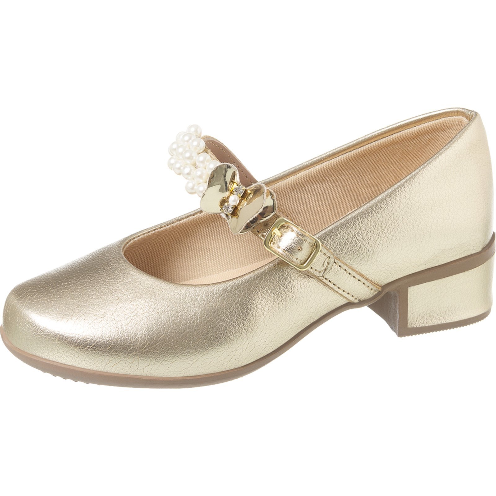 Infantil – Sapatilha Feminina Salto Menina Daminha Pepite