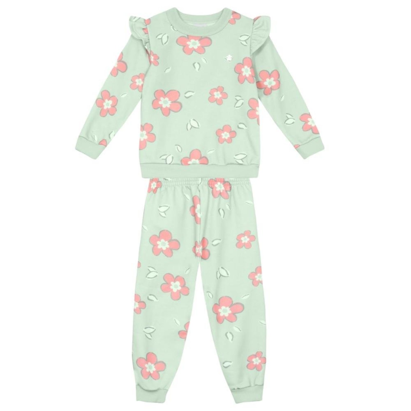 Infantil - Conjunto menina floral Brandili