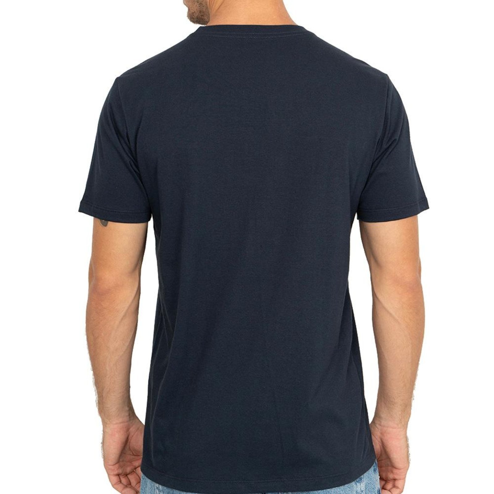 Camiseta Quiksilver Gradient Type Antique WT26 Marinho