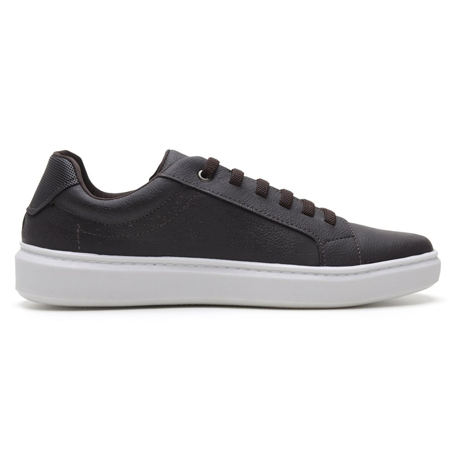 Tenis Sapatenis Masculino Rovetto Calce Facil Versatil Palmilha em GEL Conforto Marrom