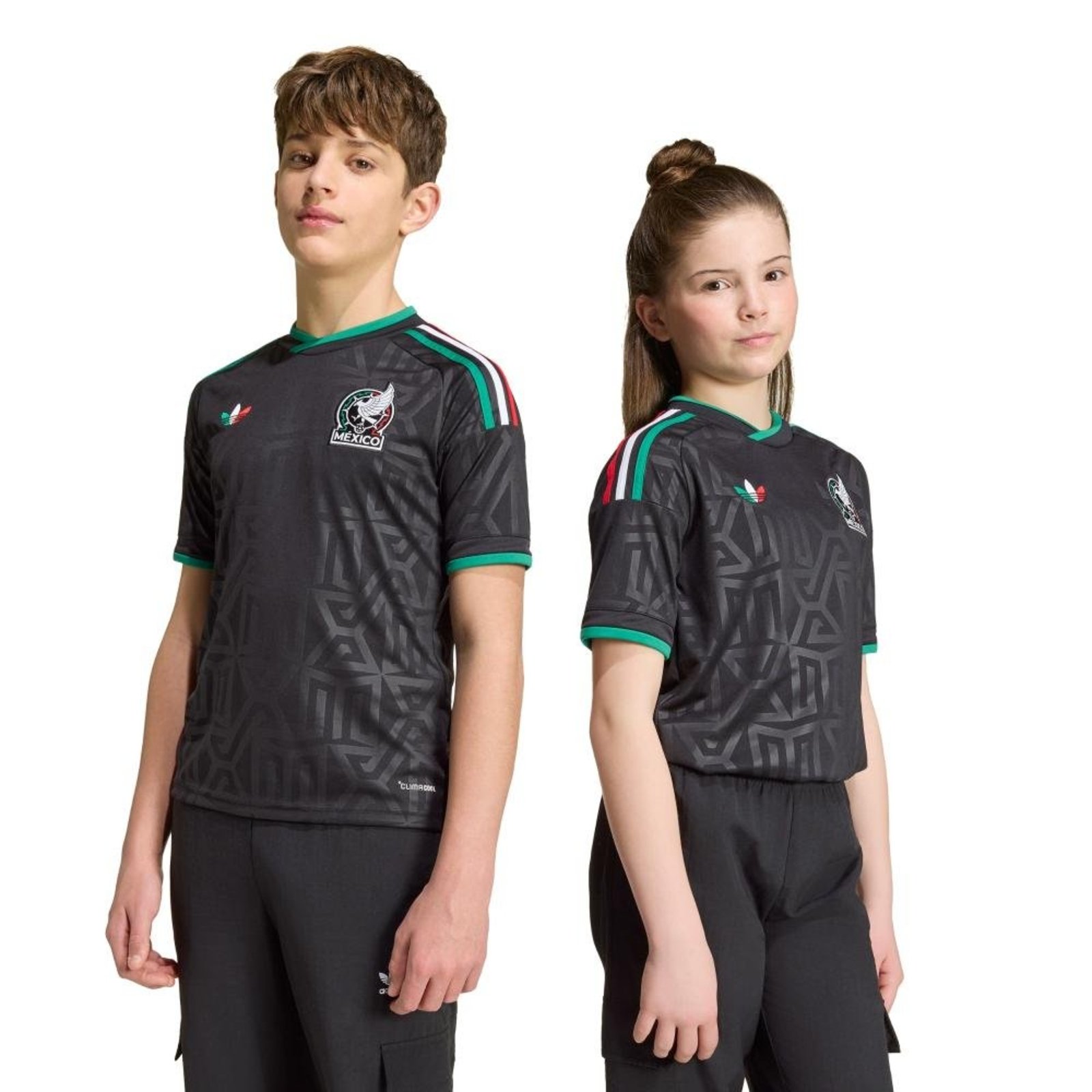 Infantil - Camisa III Seleção Nacional do México 26 adidas Performance Preto