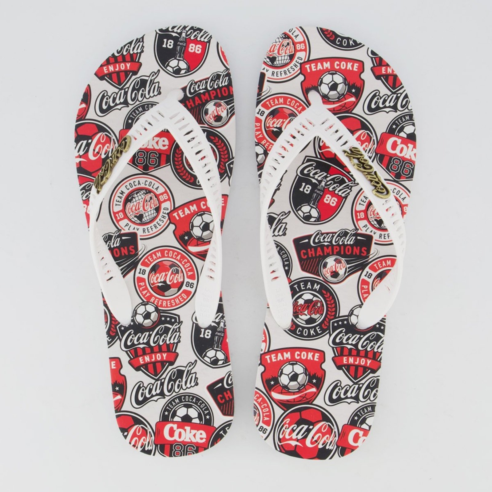 Chinelo Coca Cola Together Branco