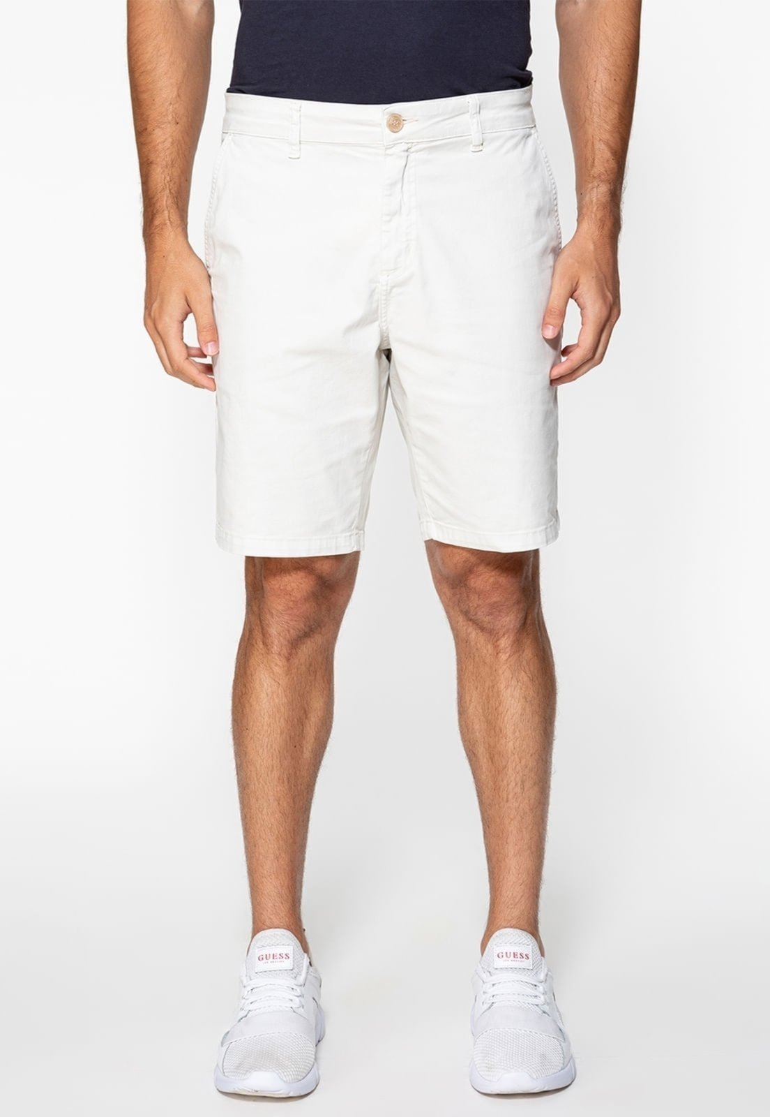 Bermuda Guess Chino Cinza Claro