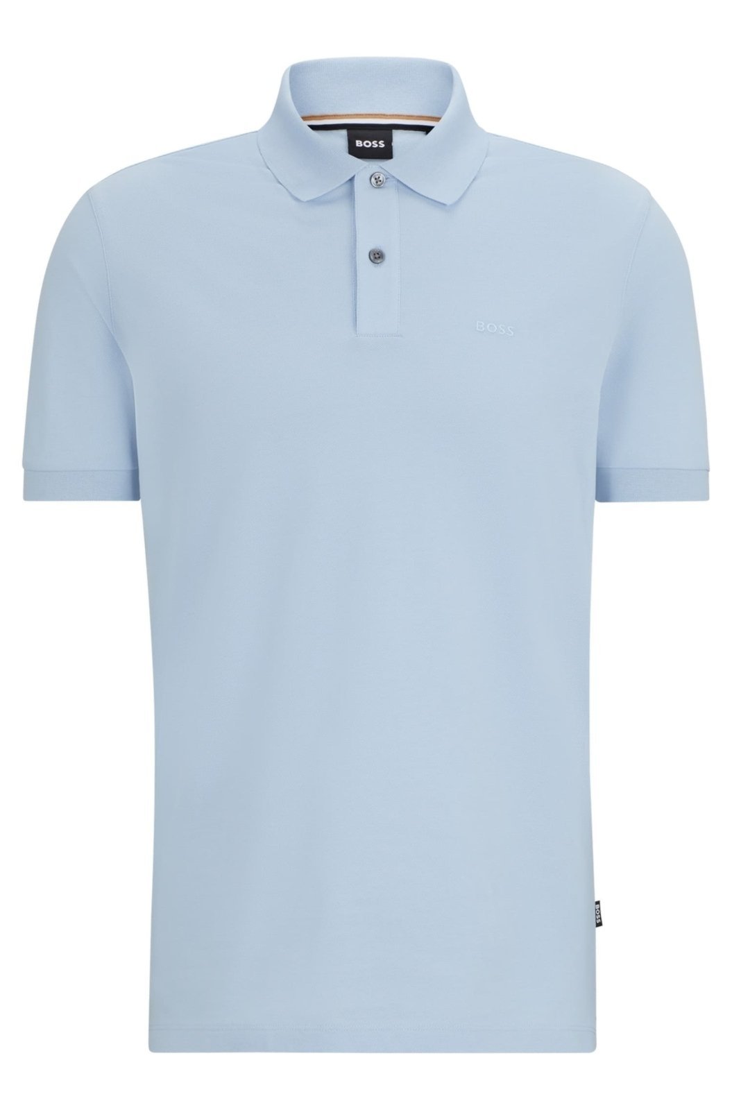 Camisa Polo Em Algodão Orgânico Com Logo Bordado