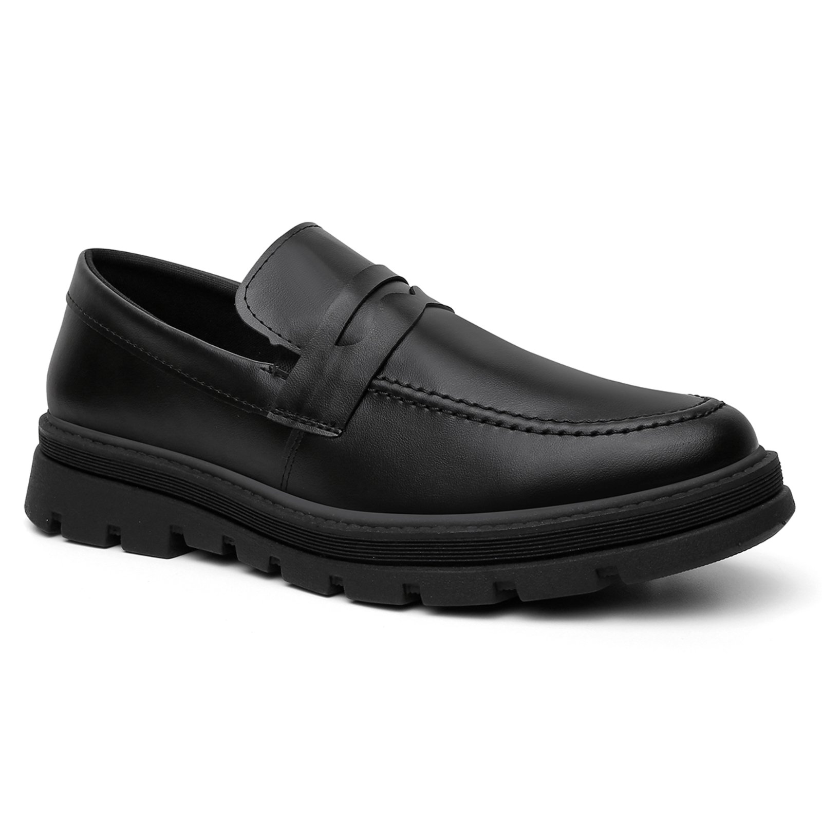 Sapato Casual Masculino Oxford Plataforma Confort Moderno Macio Elegante Leve