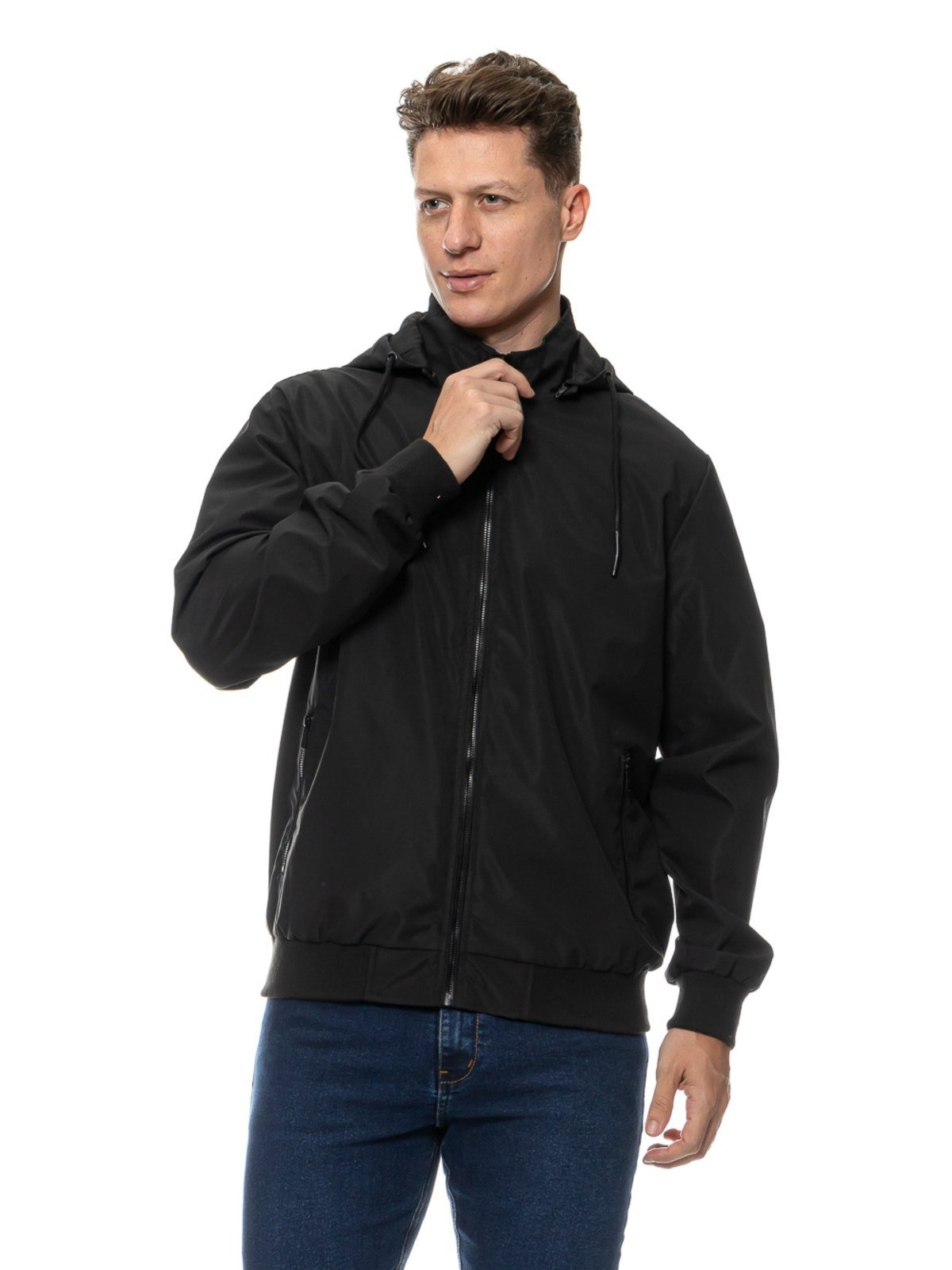 Jaqueta Masculina Com Capuz Removível Crocker