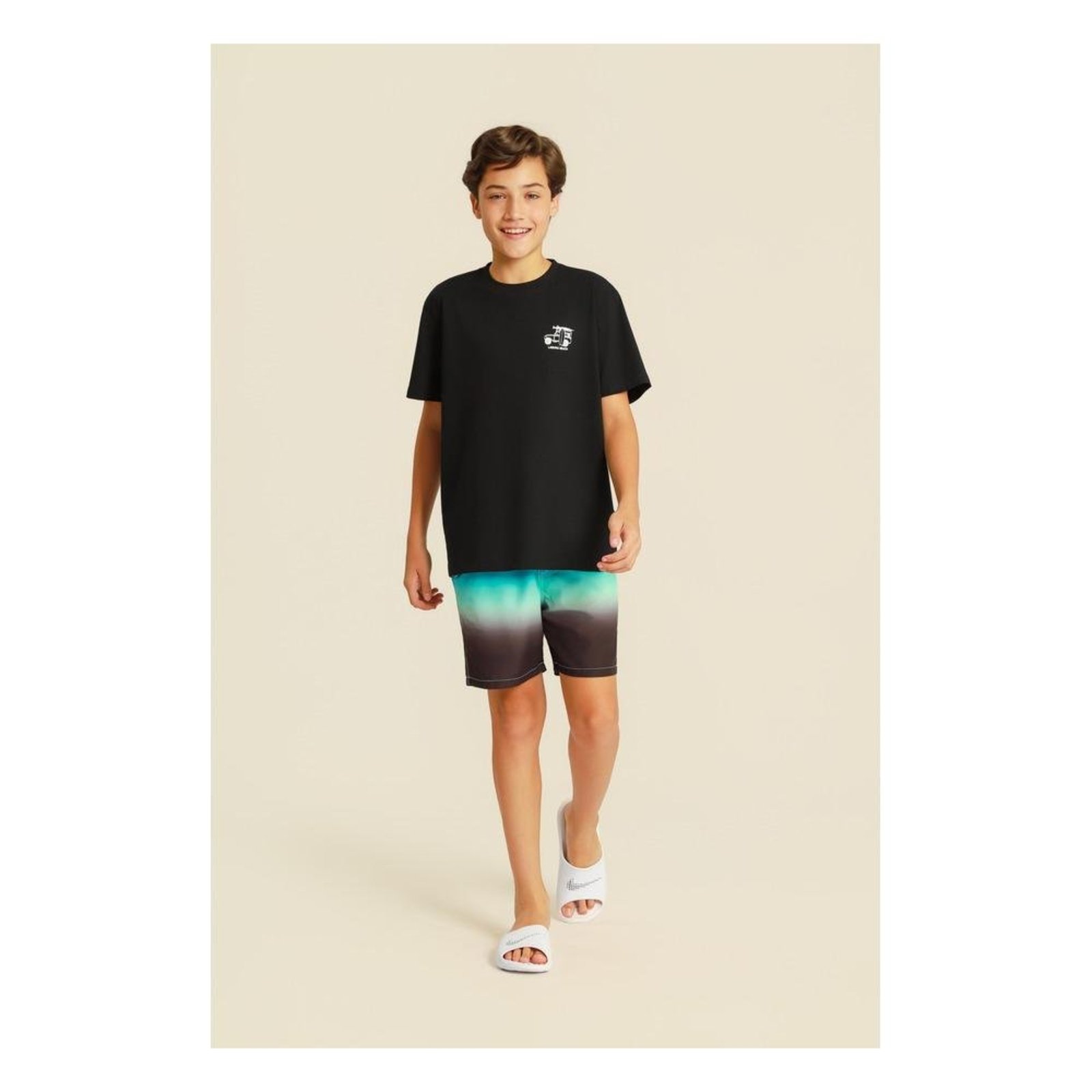 Infantil - Camiseta Banana Danger Preto 10 — foto 2