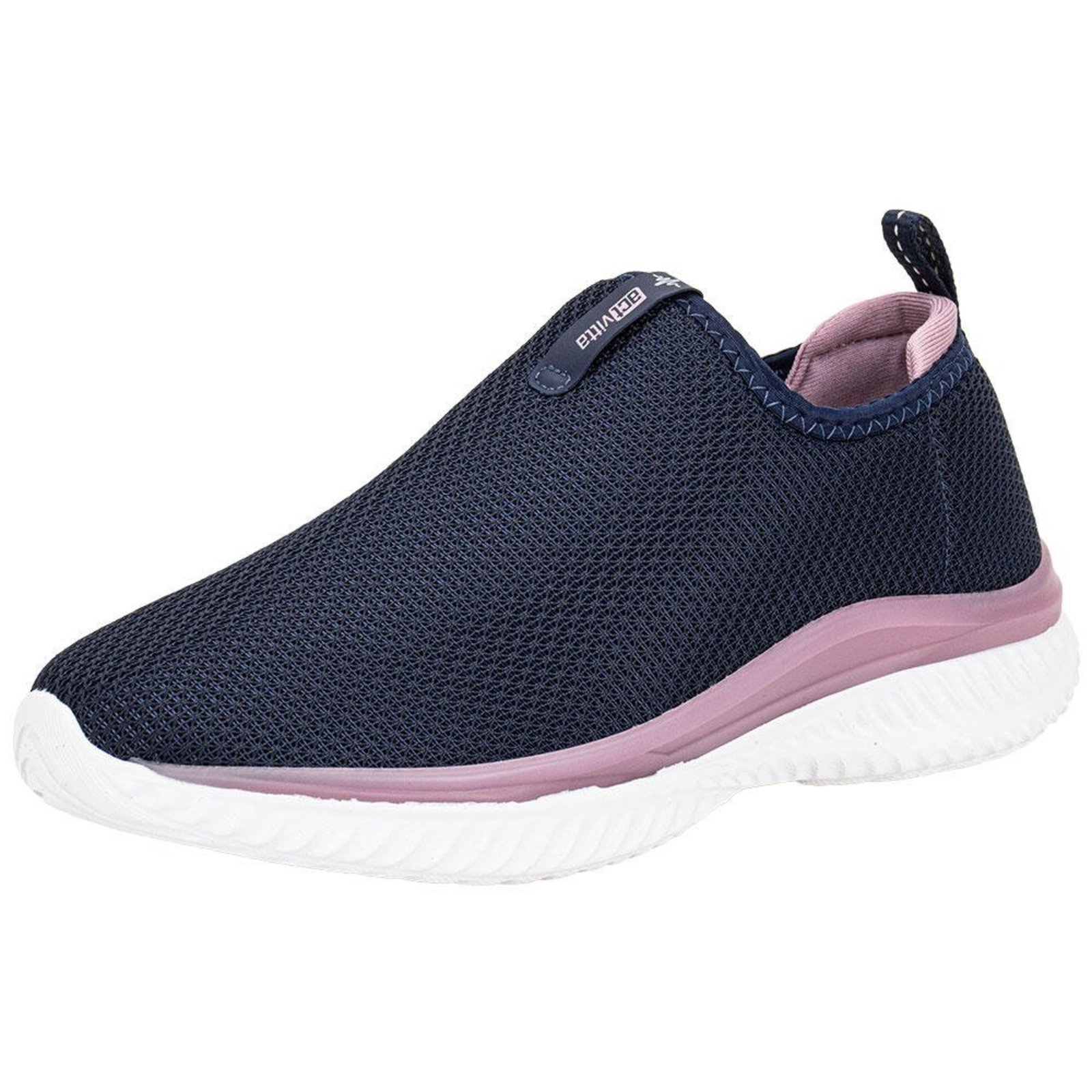 Tênis Feminino Slip On Actvitta 4858100 0448581 Azul Marinho