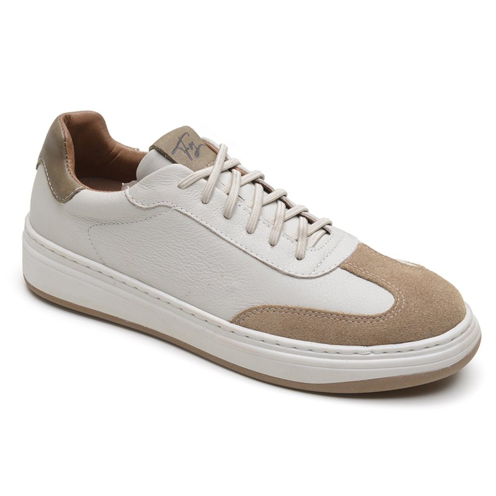 Tenis Casual Masculino Couro Legitimo Muito Confortavel Luxo