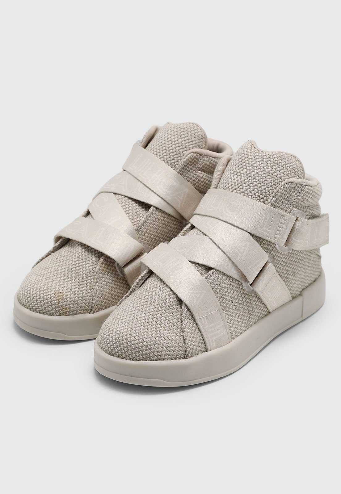 Vista 2 Infantil - Tênis Lilica Ripilica LR 91 Glow Mid bege Lilica Ripilica bege