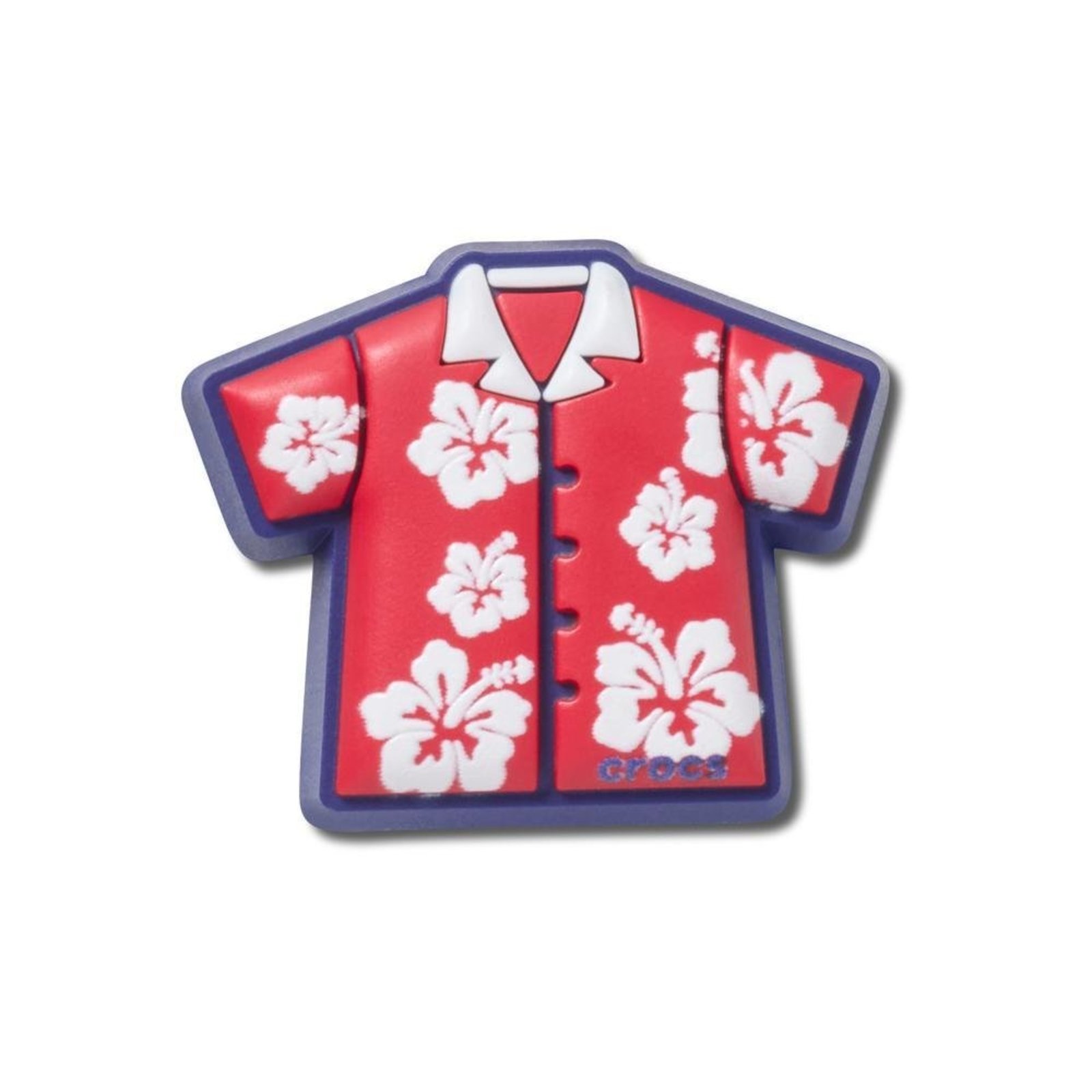Infantil - Jibbitz™ Camisa Havaiana Único Branco