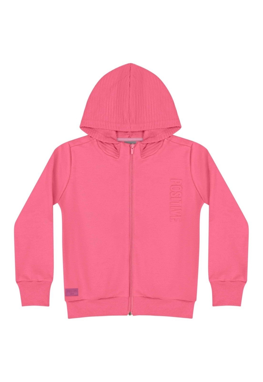 Infantil – Jaqueta em Moletom Unissex Quimby Rosa Pink