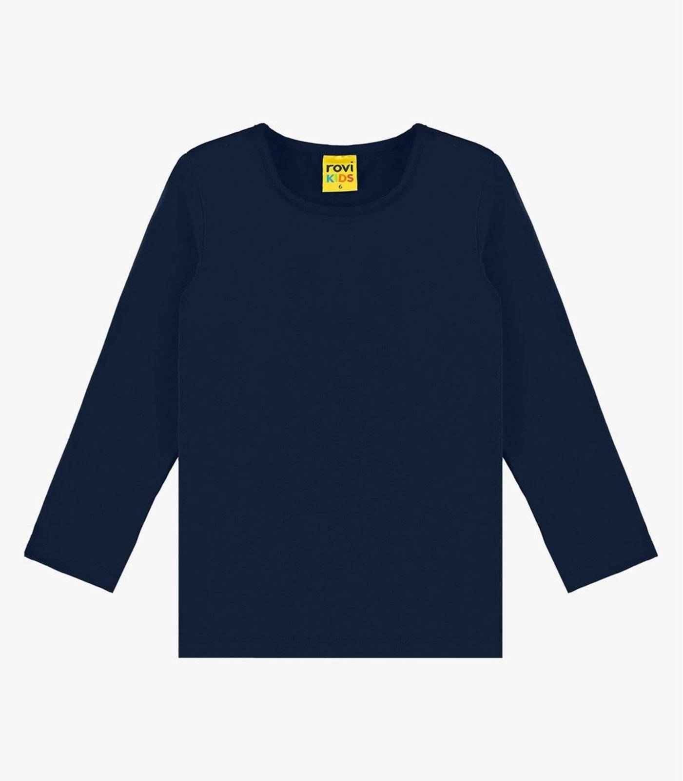 Infantil - Camiseta Menina Manga Longa Térmica Rovi Azul