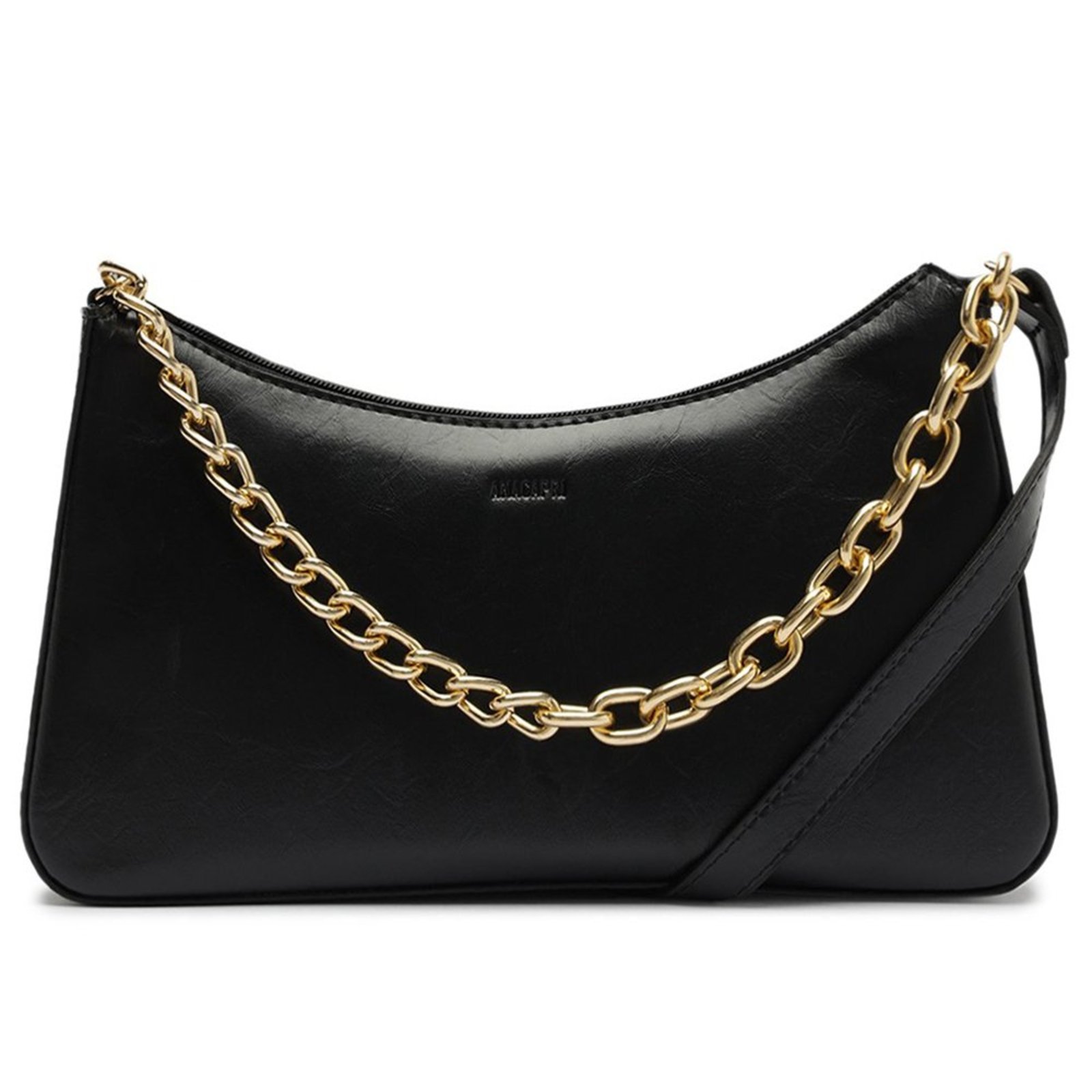 Bolsa Anacapri Tiracolo Média Preto Feminino