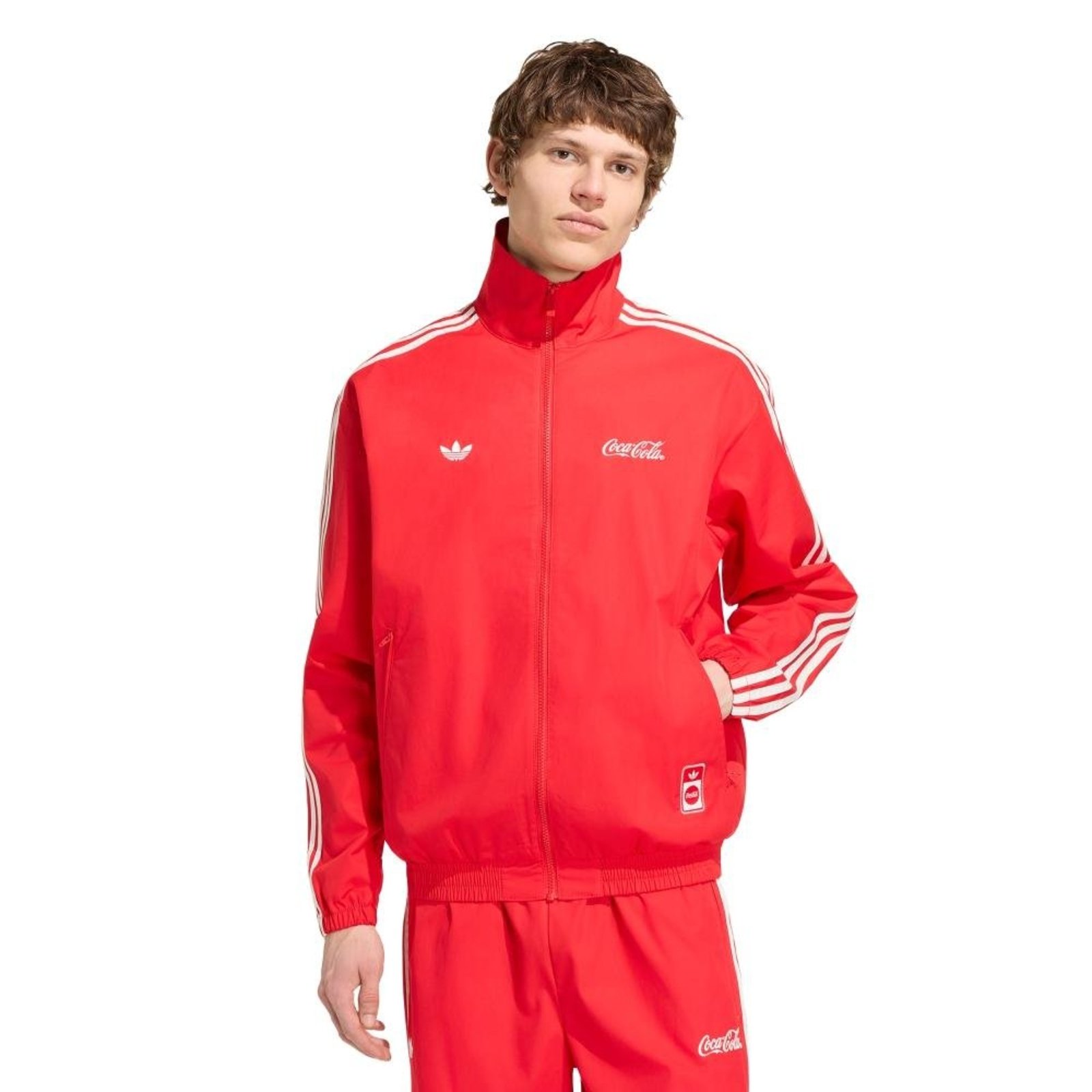 Jaqueta adidas x Coca-Cola Classic Sport Firebird adidas Originals Vermelho