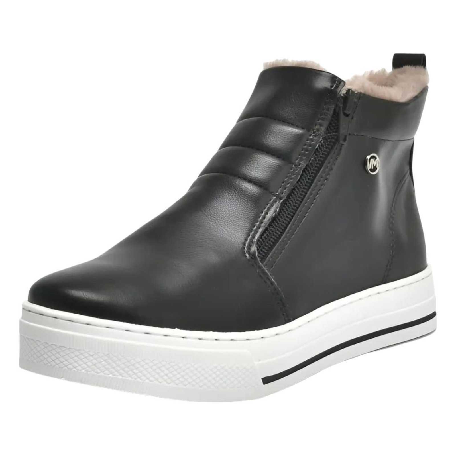 Bota Feminina Casual Conforto Moderna Fácil Calce Via Marte