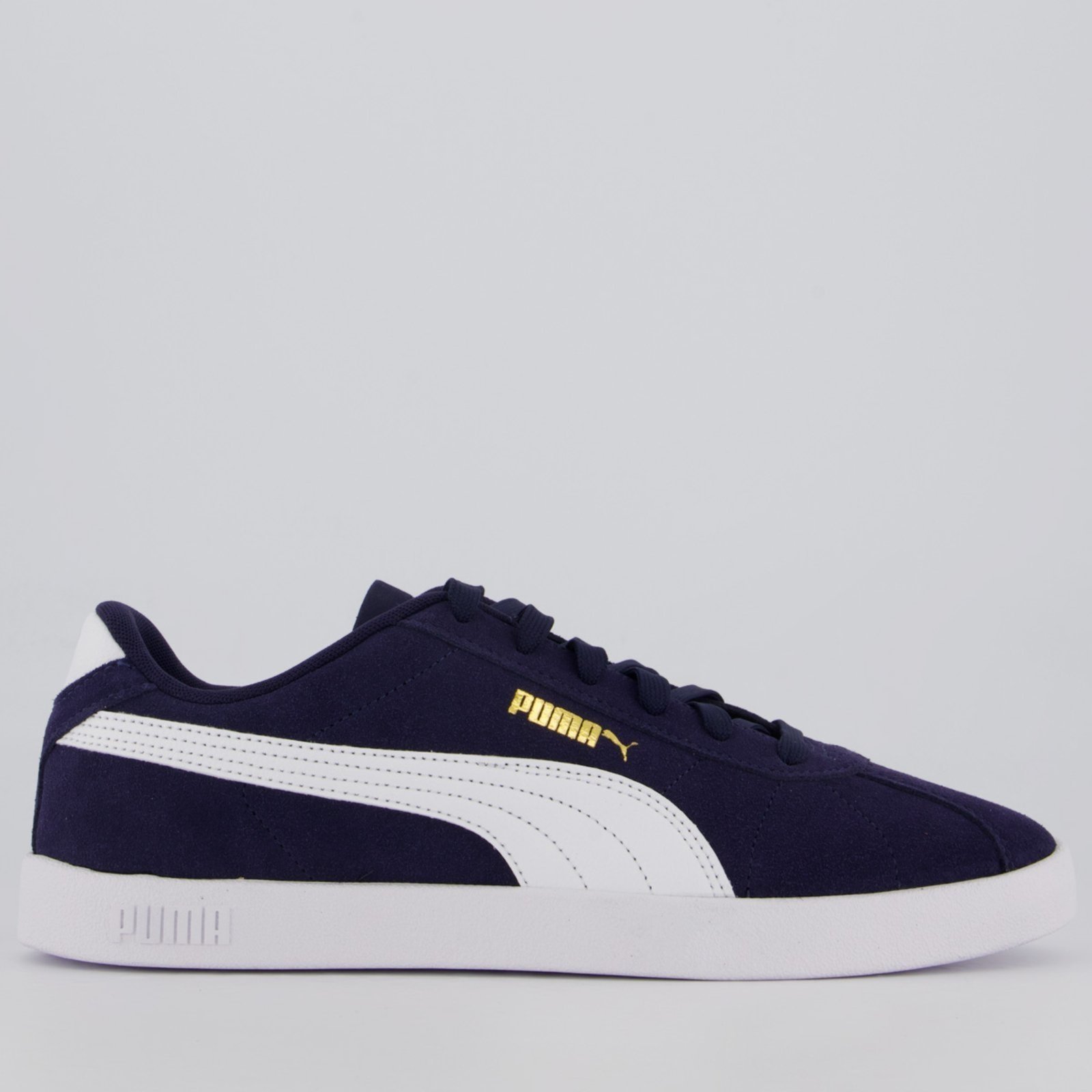 Tênis Puma Club II Marinho e Branco