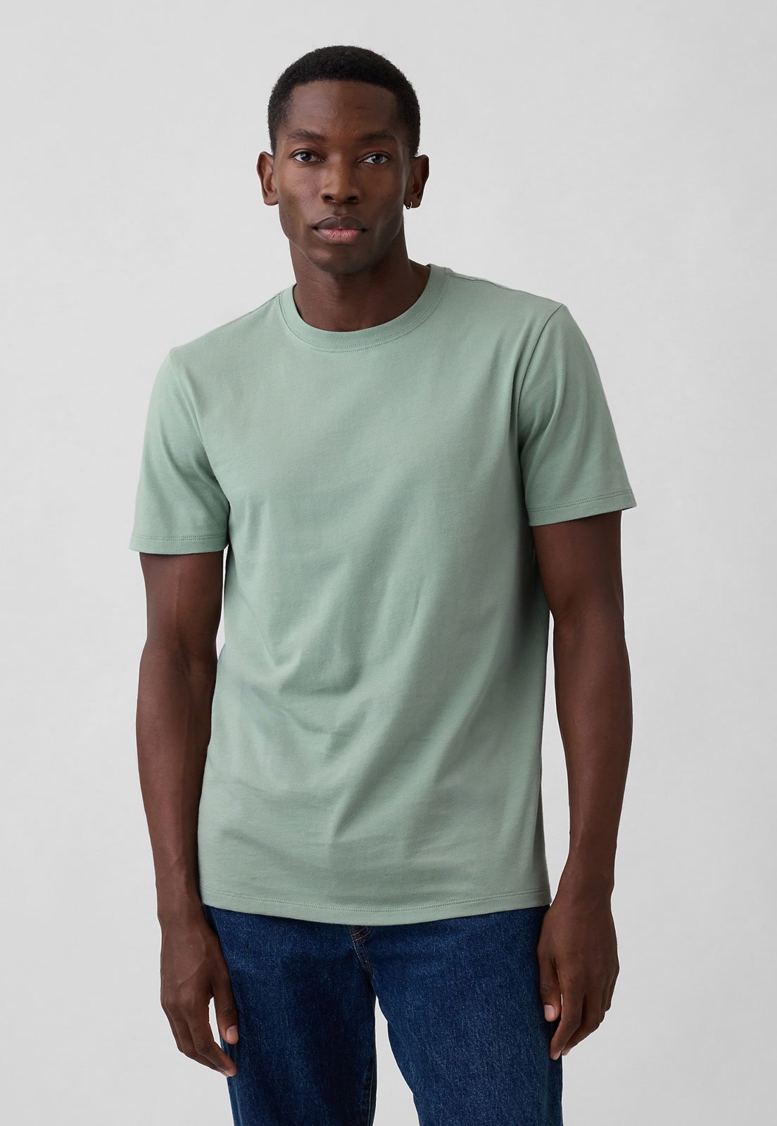 Camiseta Masculina GAP Minimalista Verde